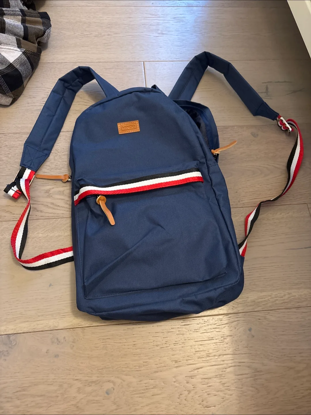 Miniso navy Backpack NEVER USED BRAND NEW thumbnail