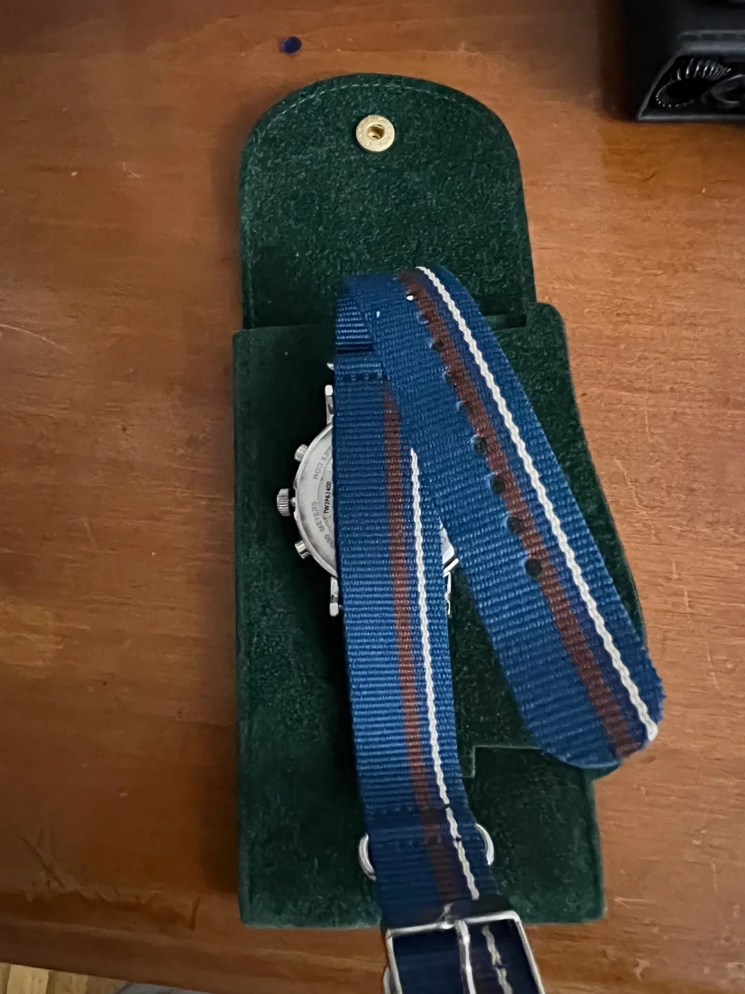 Timex Watch with Blue Band image indicator(4)