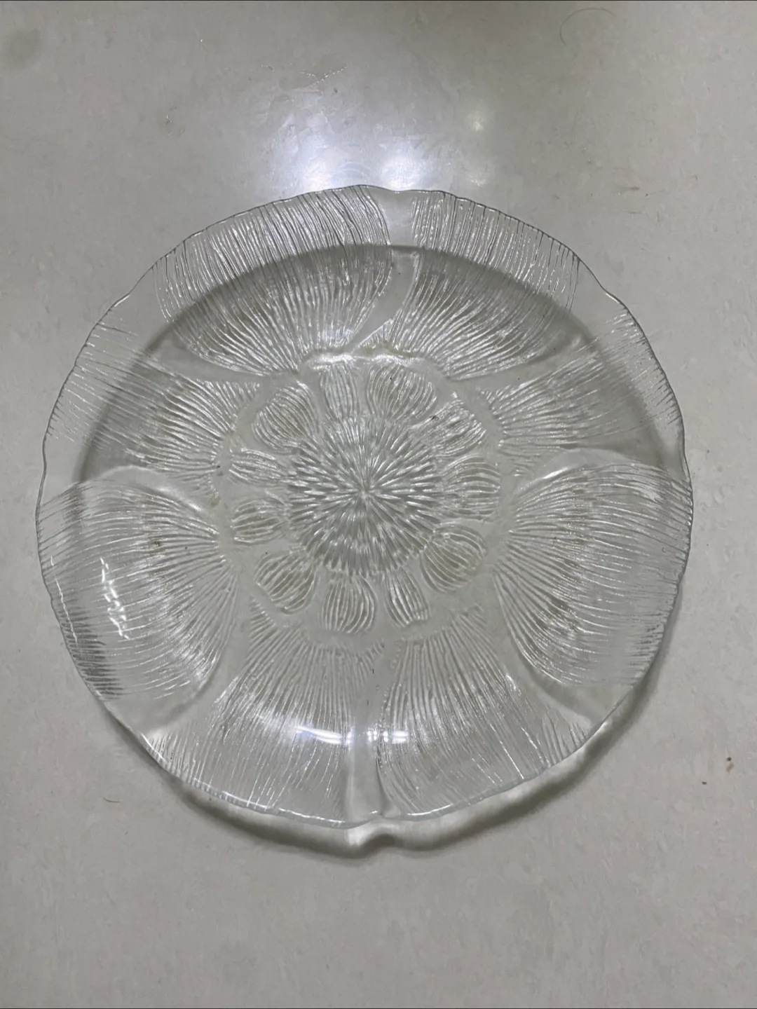 Flower Glass Plate/Dish thumbnail