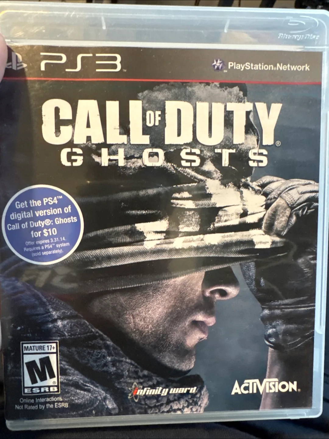 PS3 game CALL of DUTY thumbnail
