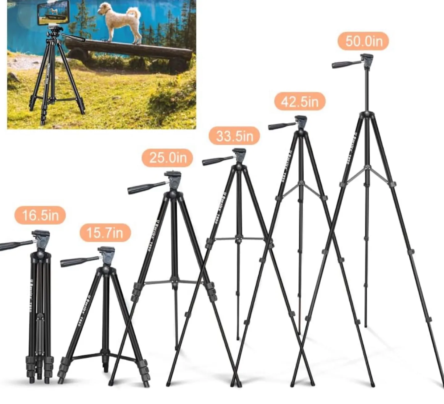 UBeesize TR50 Tripod w/ Remote image indicator(6)