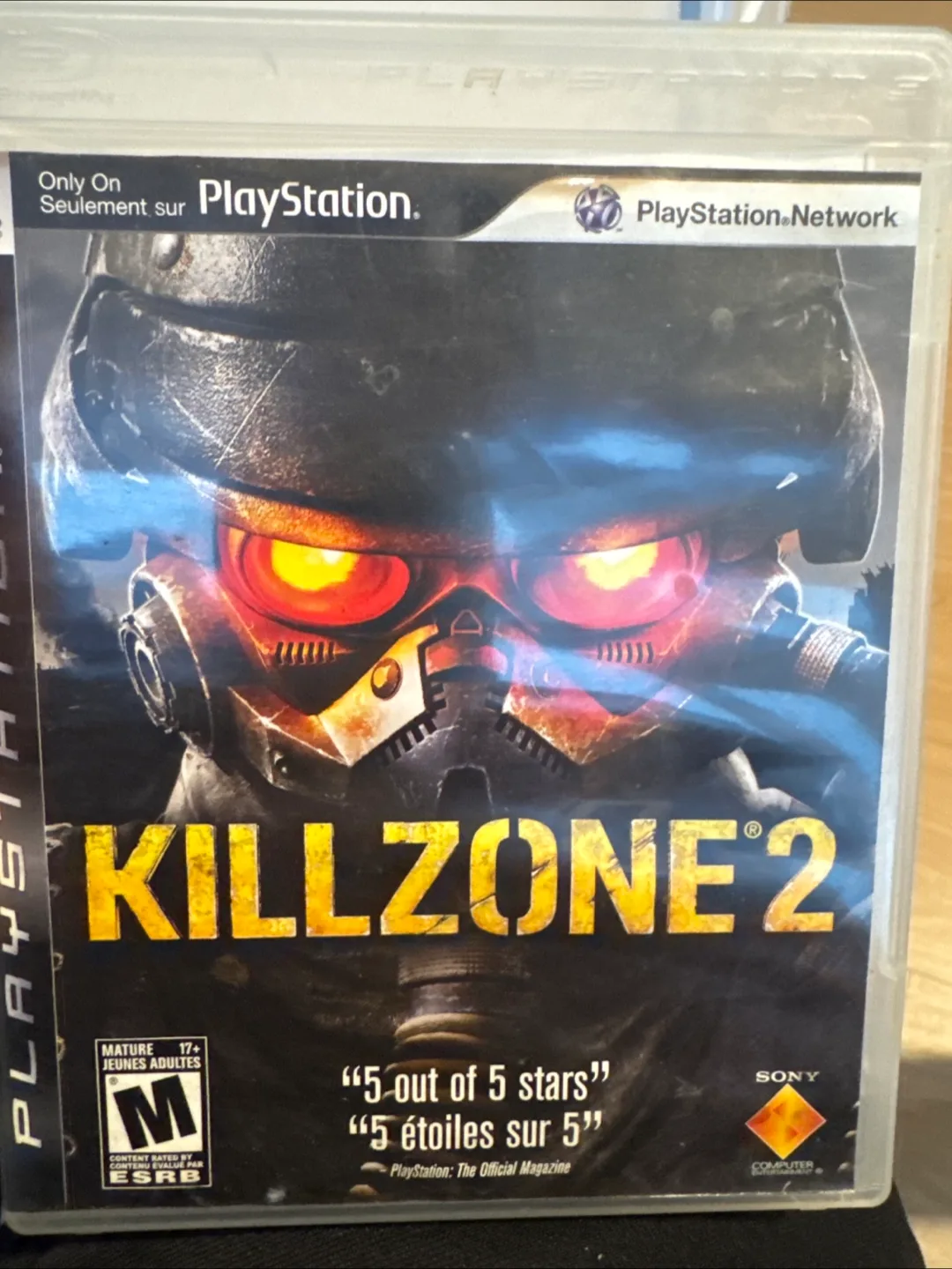 PS3 kill zone 2 game thumbnail