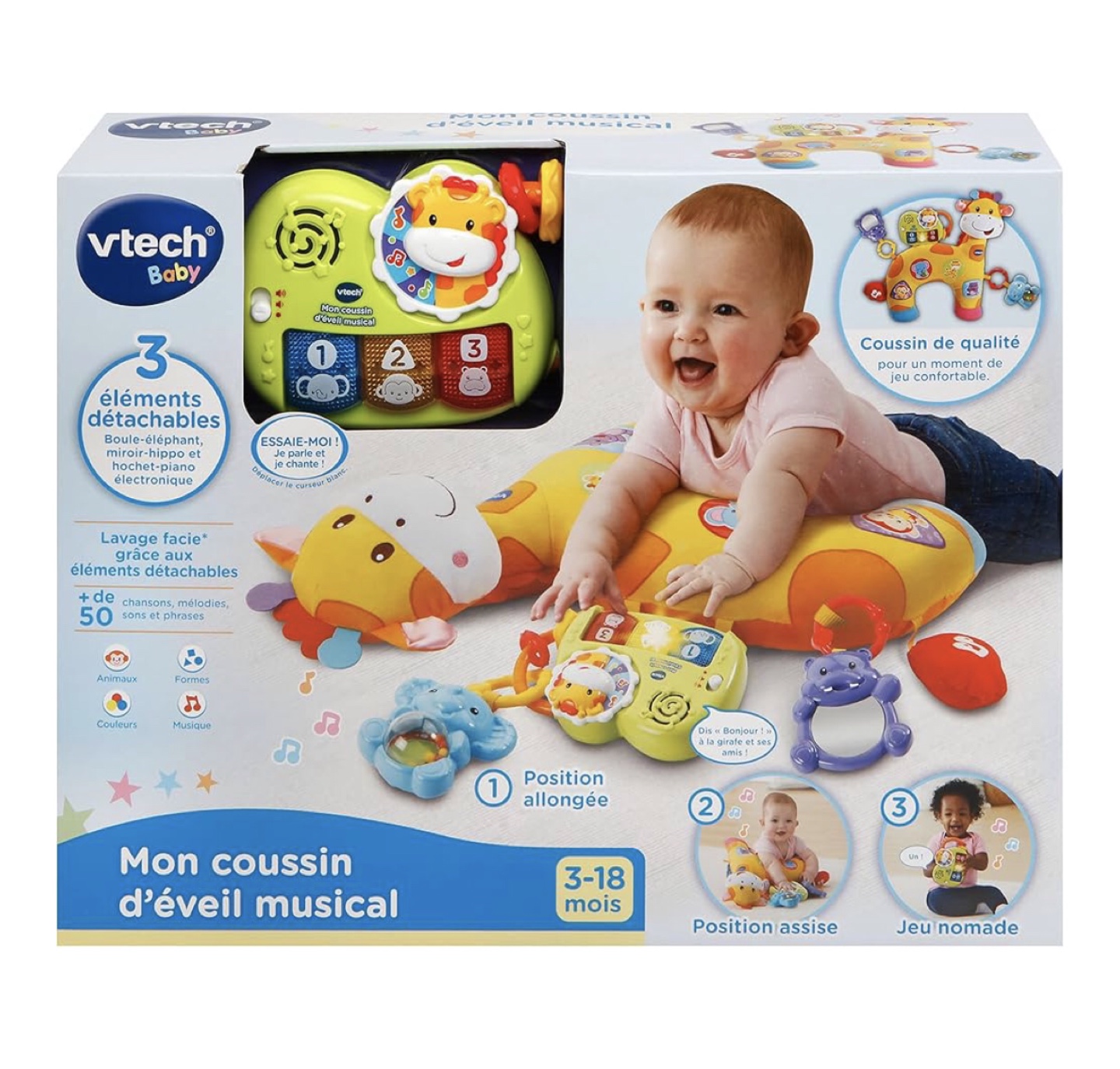 VTech Baby Musical Giraffe Pillow 3-18 Months - photo 2
