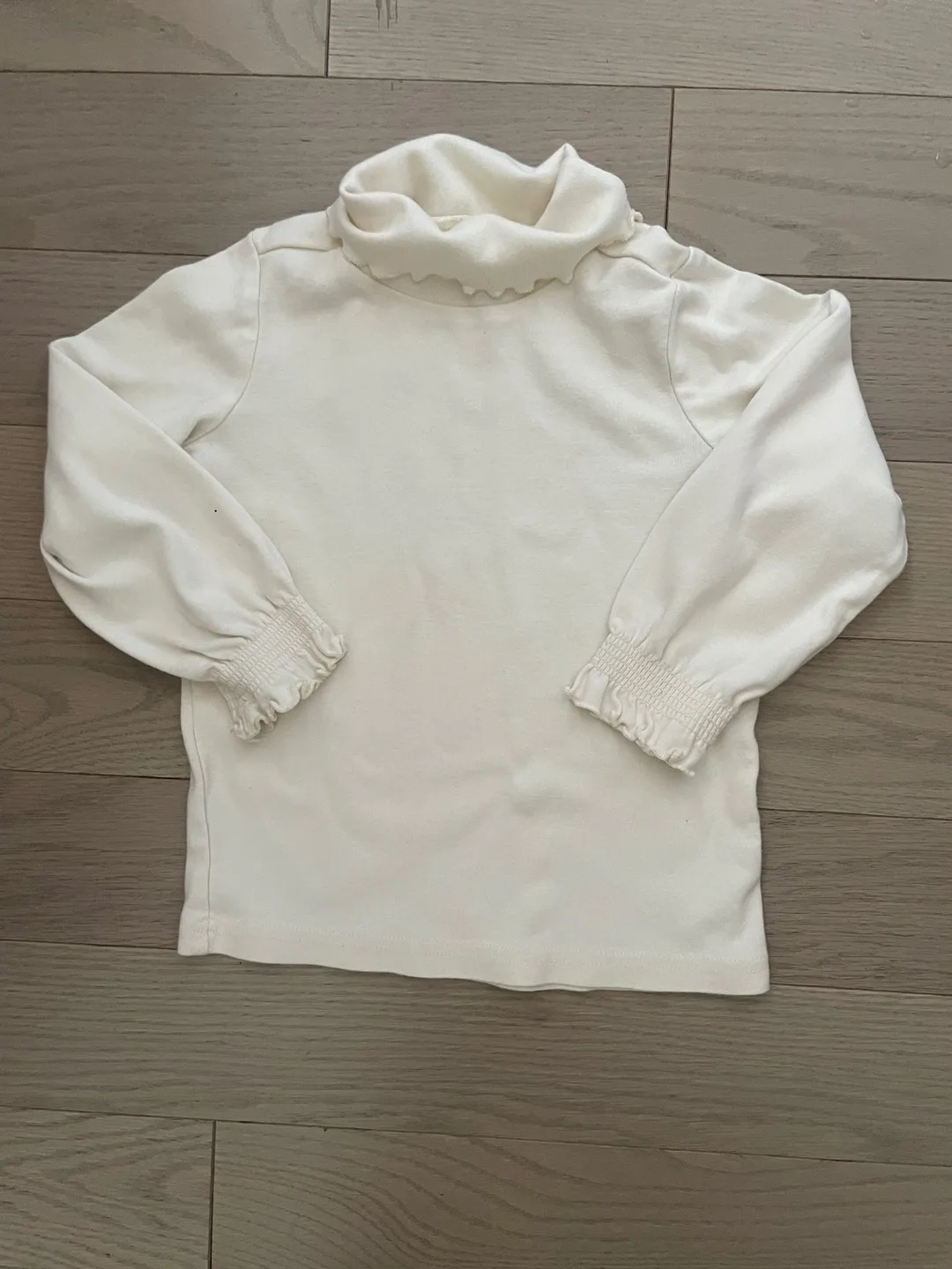 🇨🇦🍁Gymboree Cream Cotton Turtleneck - Size 3 thumbnail