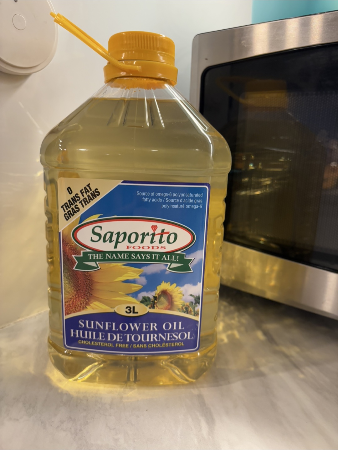 Unopened Saporito Sunflower Oil - 3L