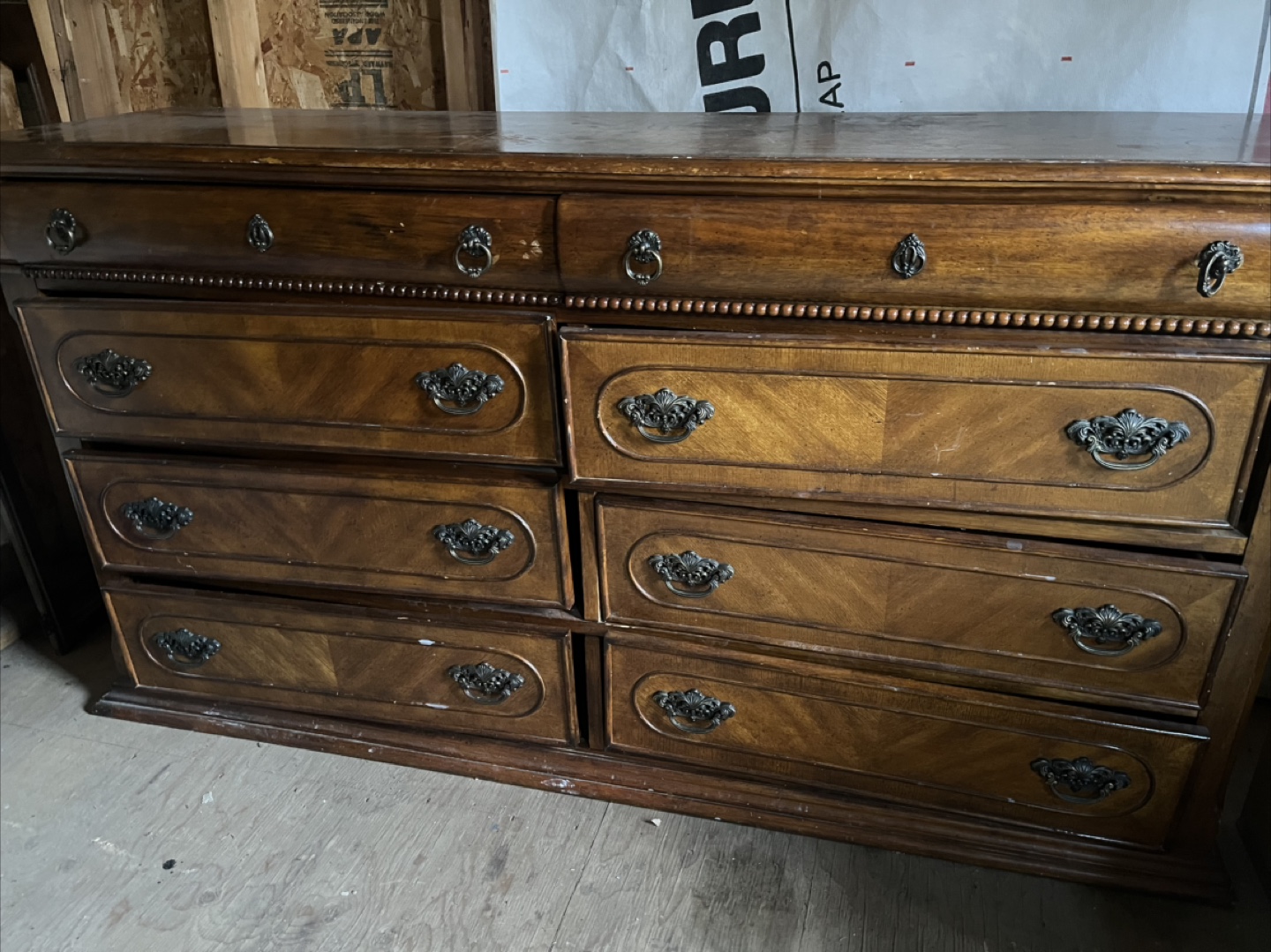 Vintage Wooden Dresser