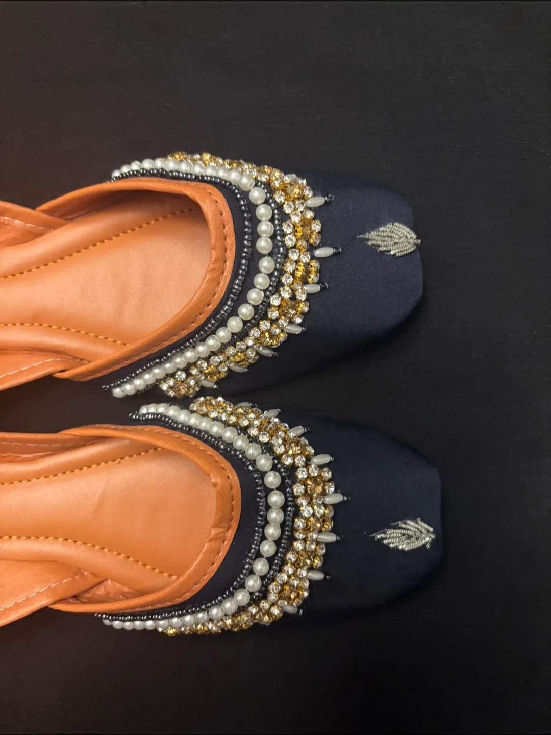 Handmade Beaded Khussa Shoes thumbnail