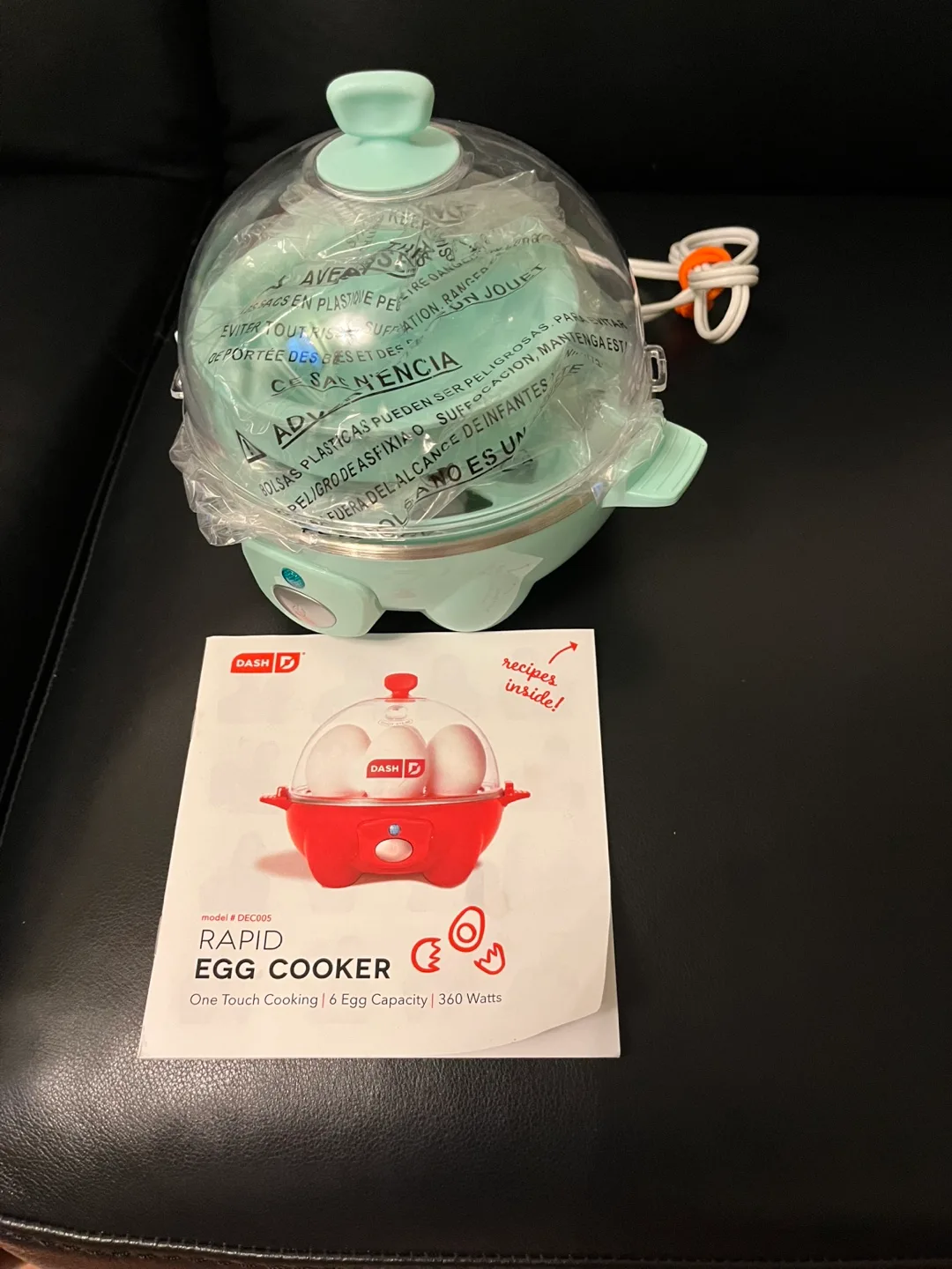 New Dash Rapid Egg Cooker - Mint Green, 6 Egg Capacity thumbnail