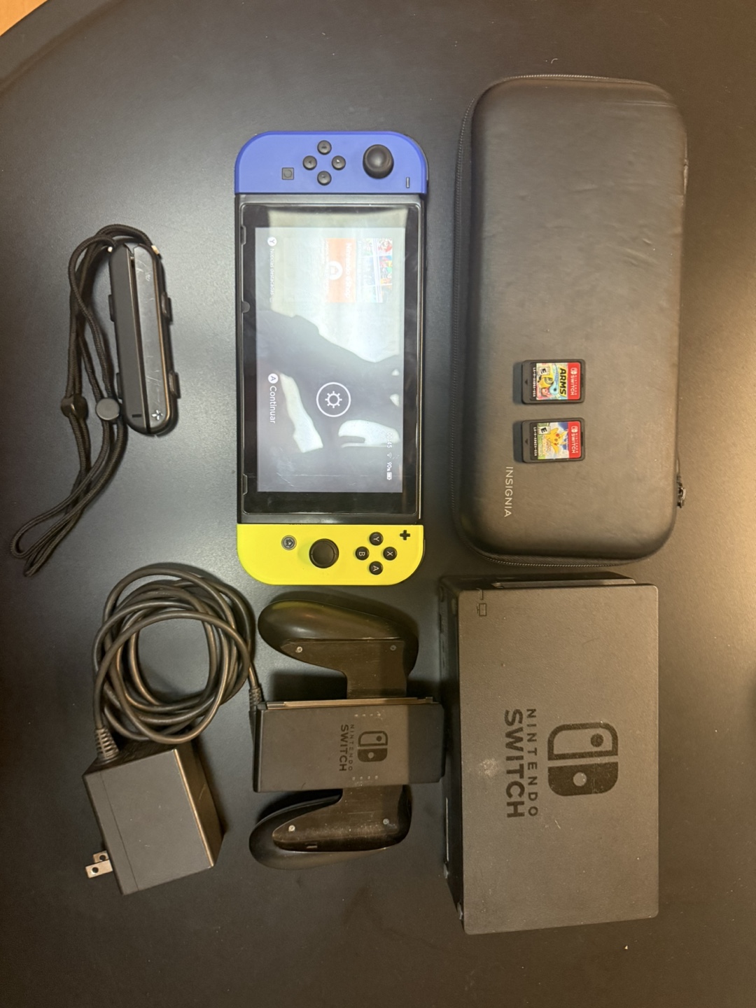 Nintendo Switch Console with Games - photo 4
