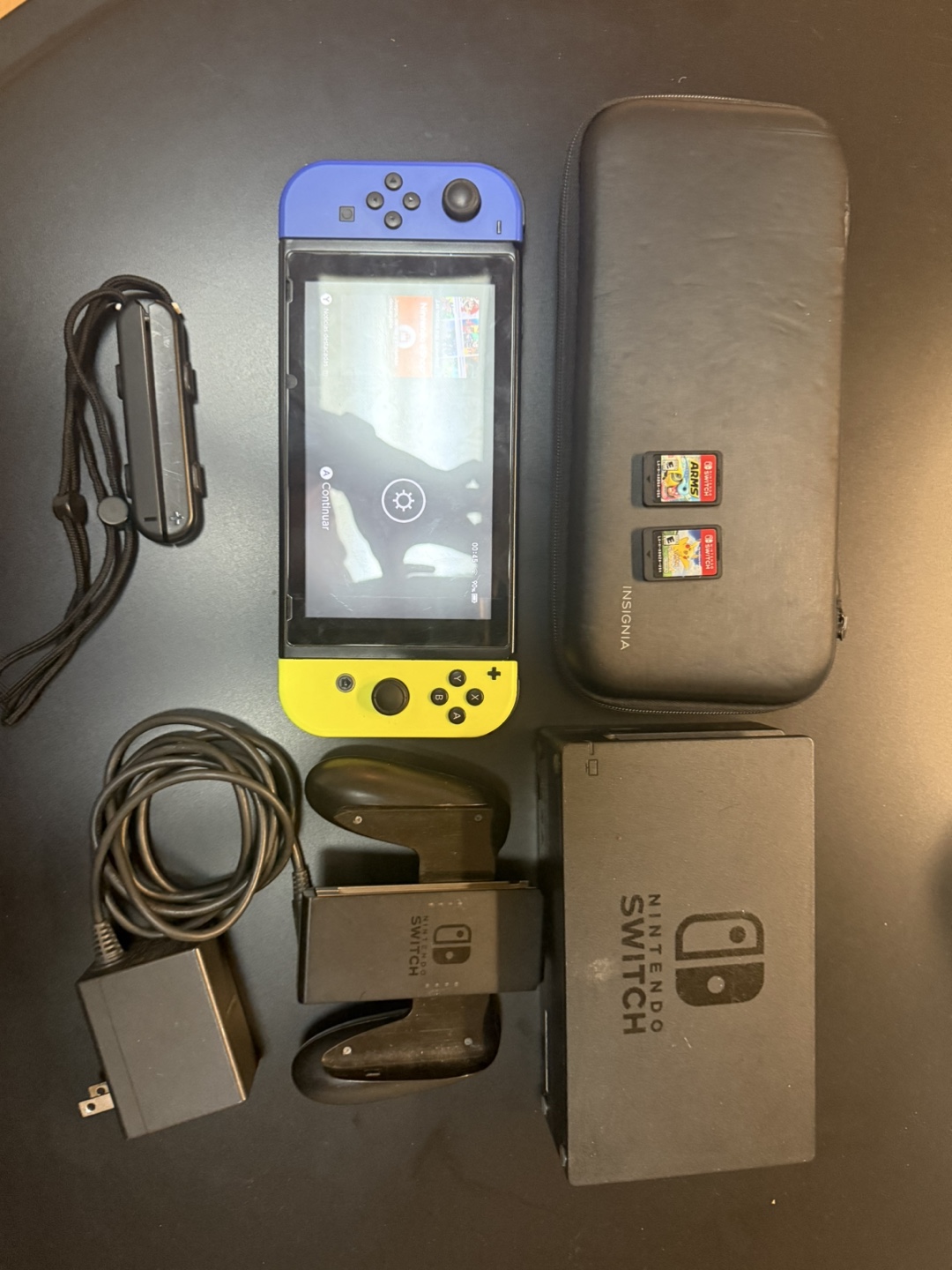Nintendo Switch Console with Games - photo 3
