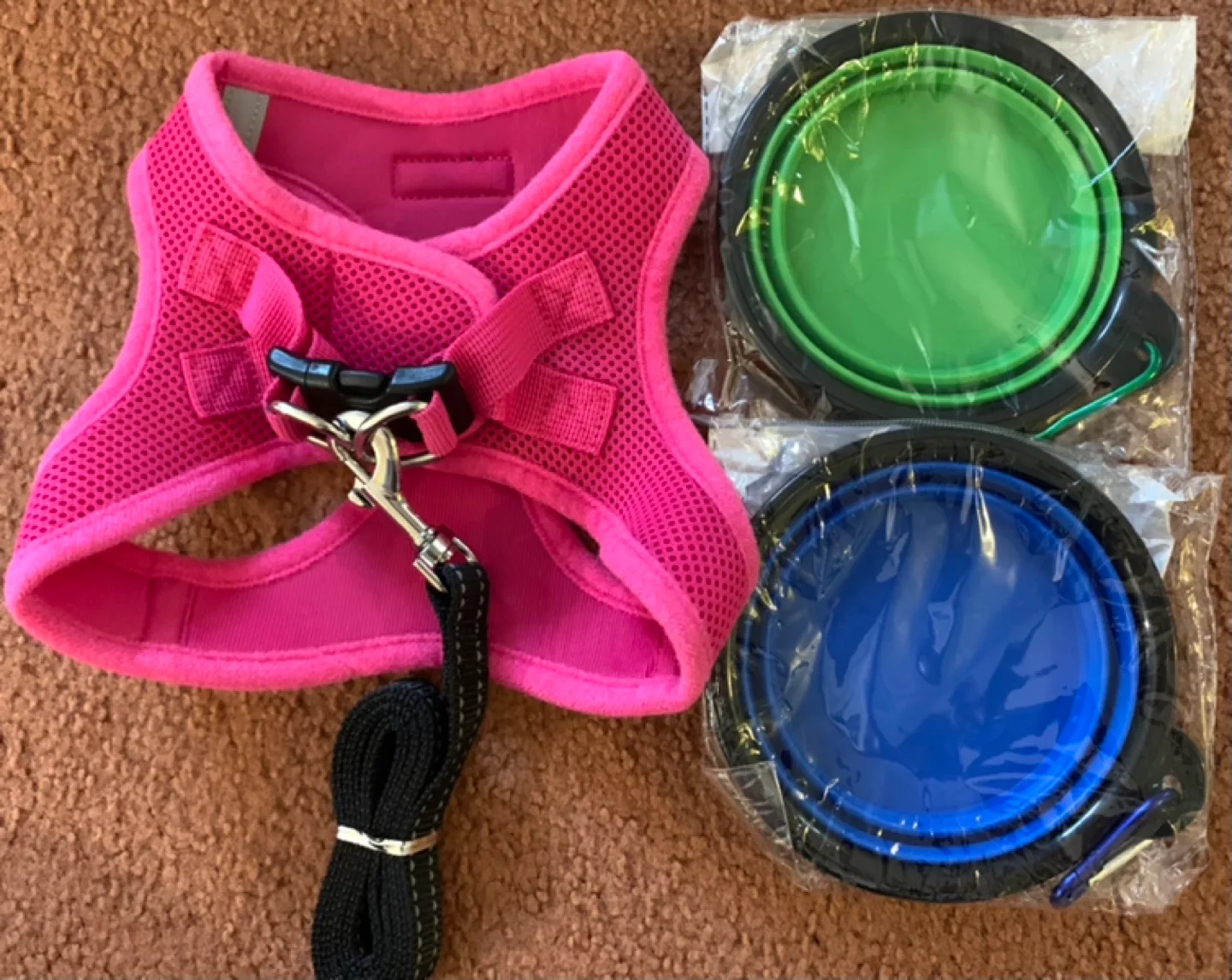 Voyager Pink Msize Harness Dog Leash (M size) image indicator(2)