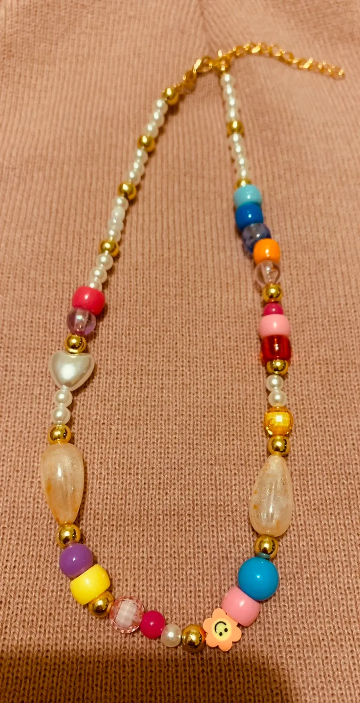 Stylish Zara style necklace. Handmade new thumbnail