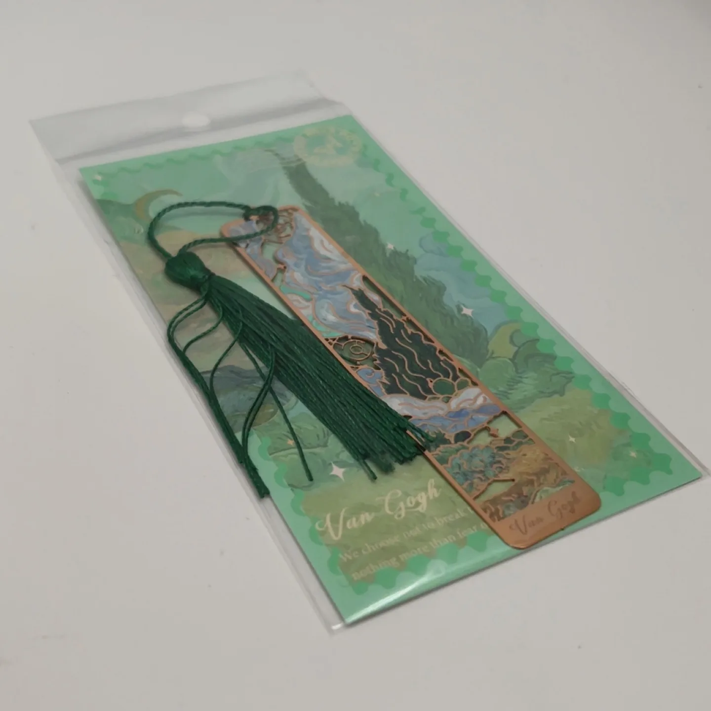 Van Gogh Starry Night Bookmark with Tassel image indicator(5)