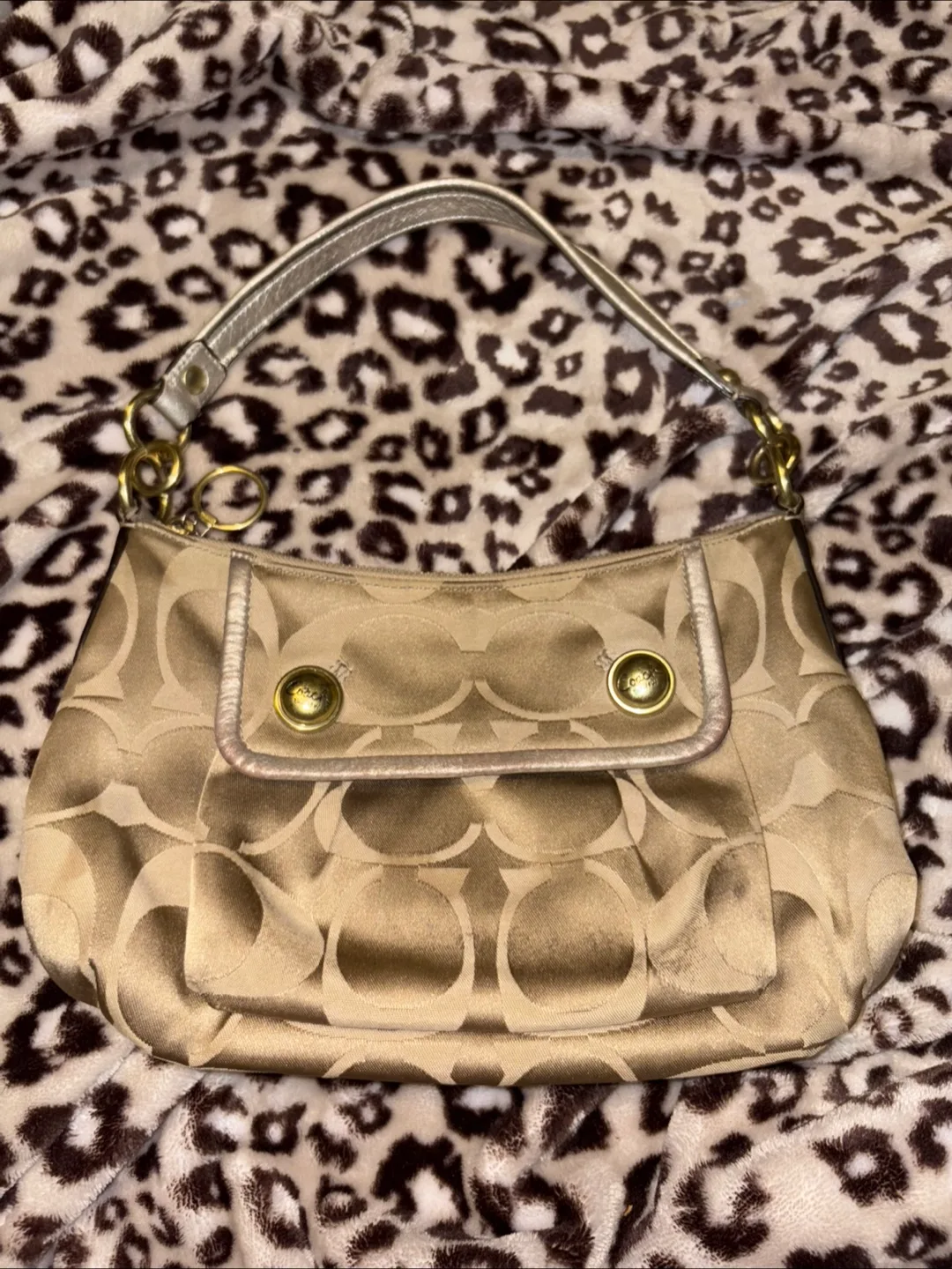 Coach Signature Hobo Bag thumbnail