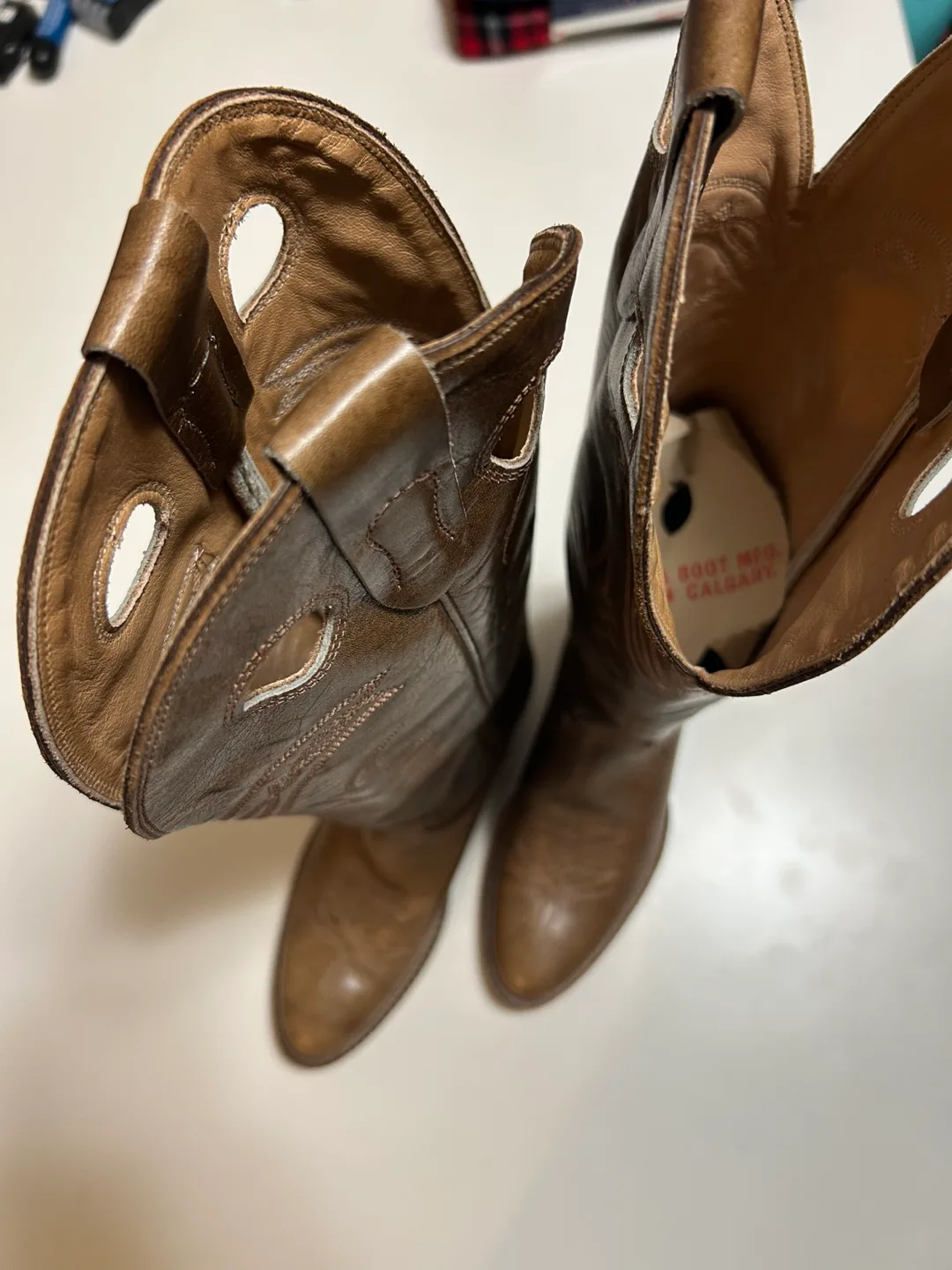 Brand New Go Western Stampede Leather Cowboy Boots image indicator(3)