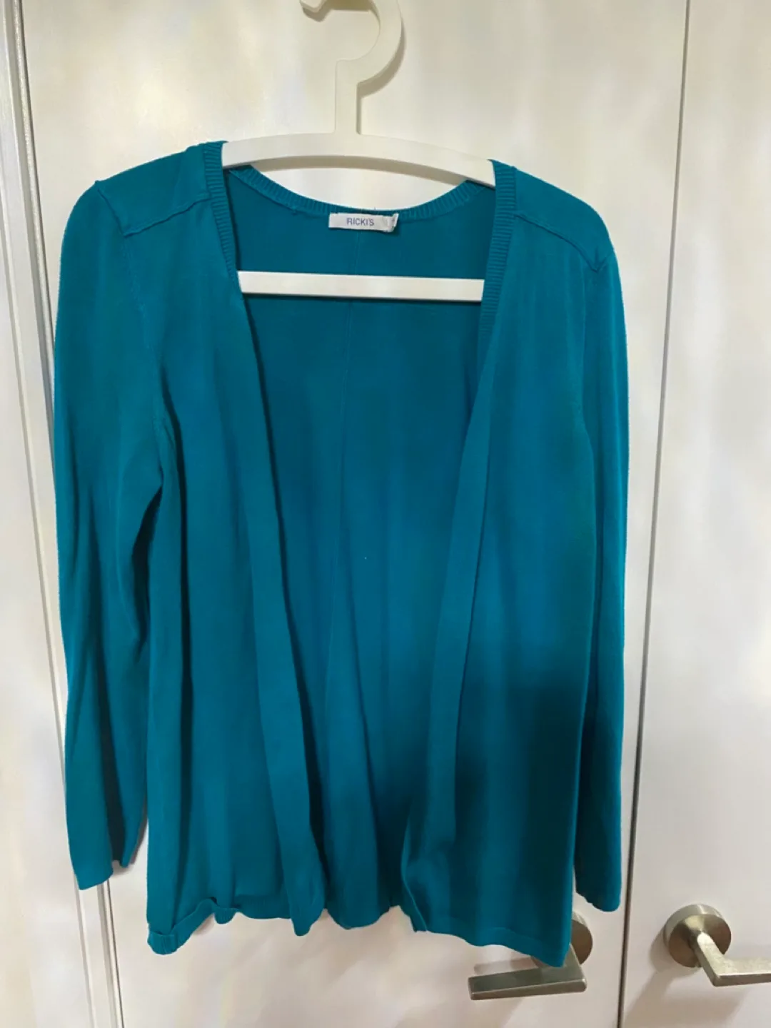 RICKI'S Teal Cardigan - Size L 🇨🇦 thumbnail