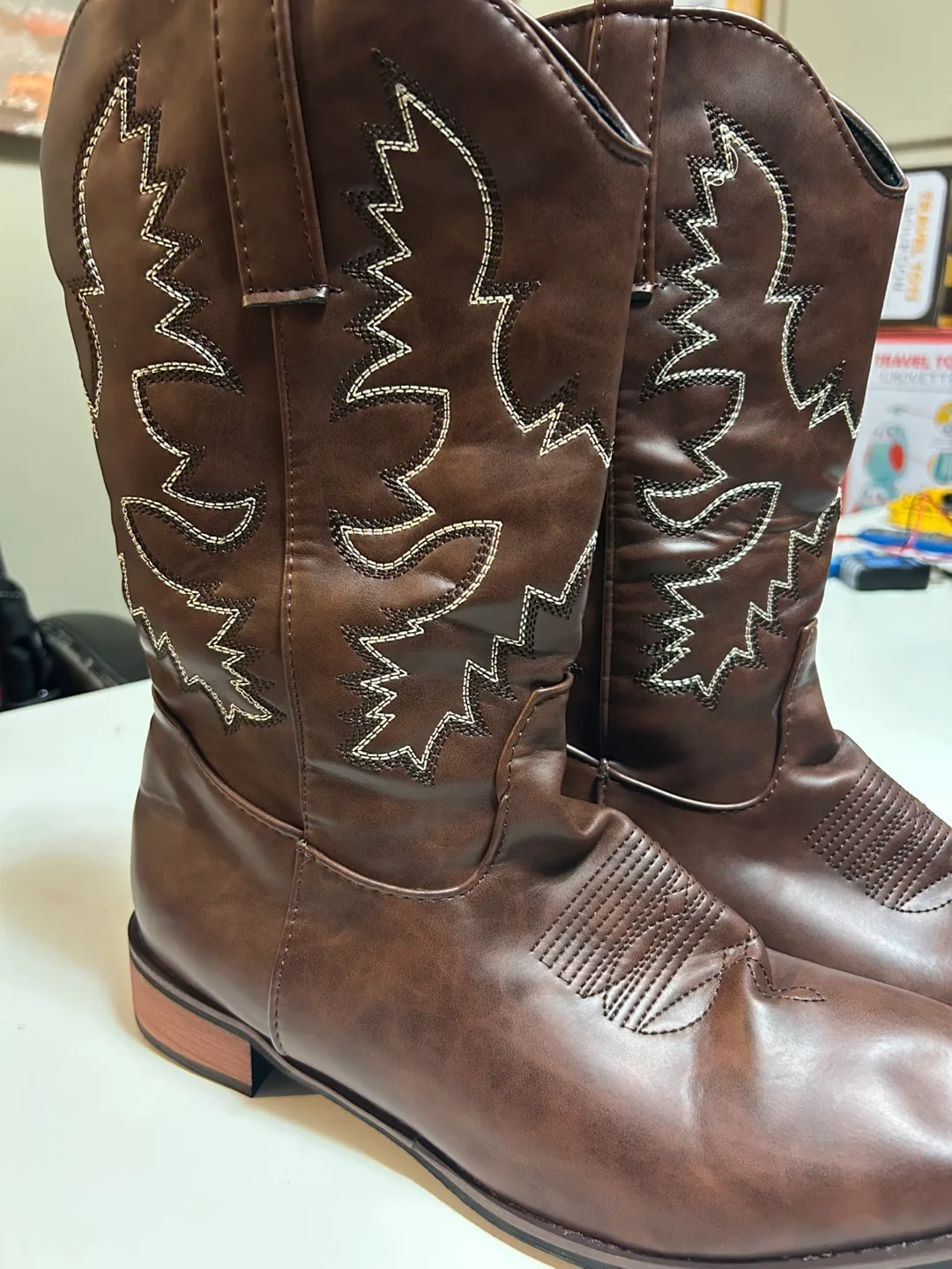 Brand New Stanpede Western Cowboy Cowgirl Boots image indicator(8)