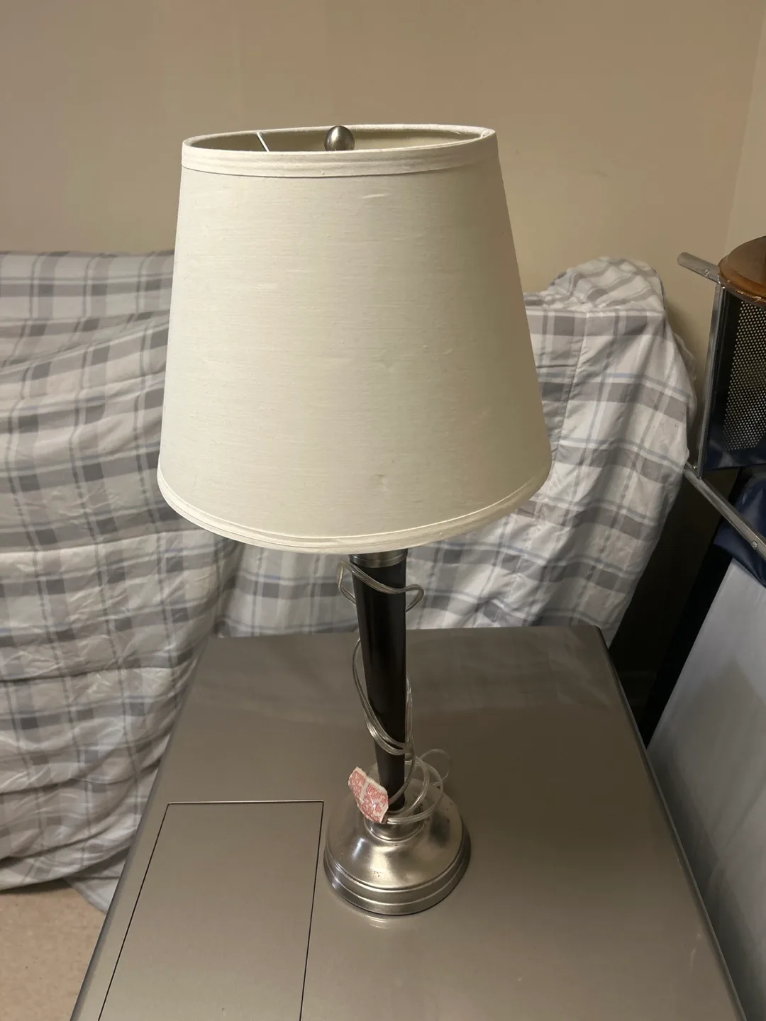 Table Lamp with White Shade thumbnail