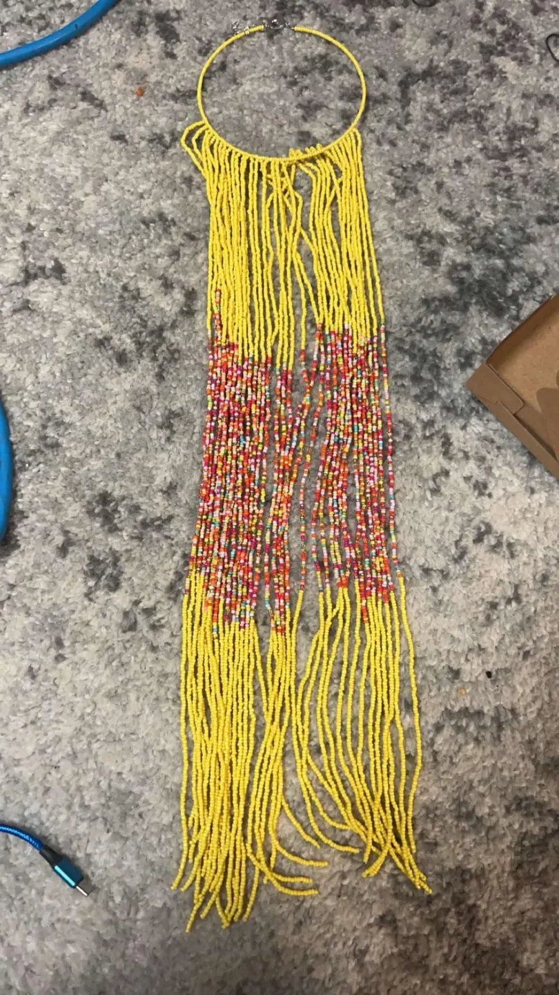 Handmade Beaded Earrings/Necklace/Bracelet Sets image indicator(3)