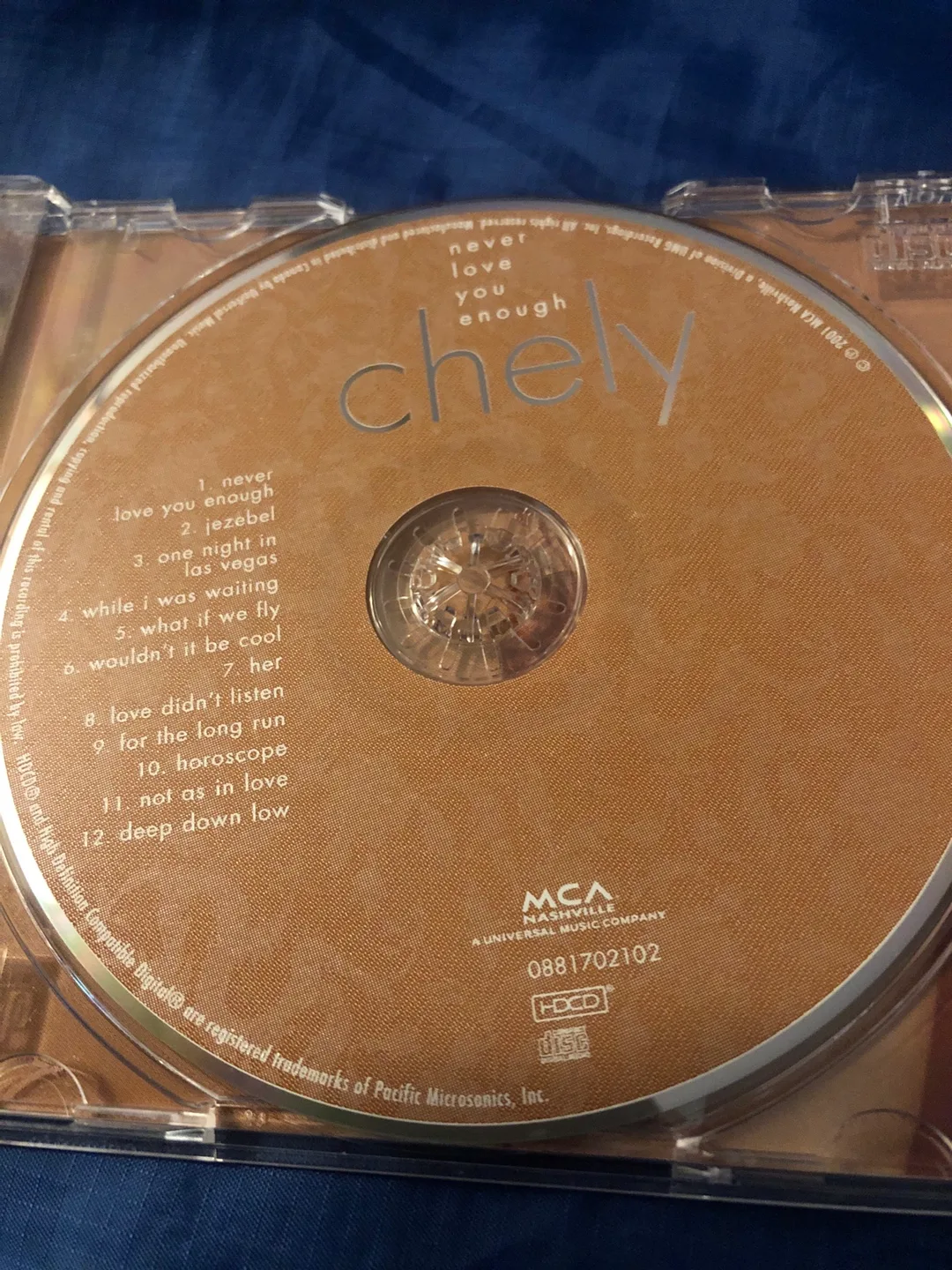 Chely Wright - Never Love You Enough CD image indicator(3)