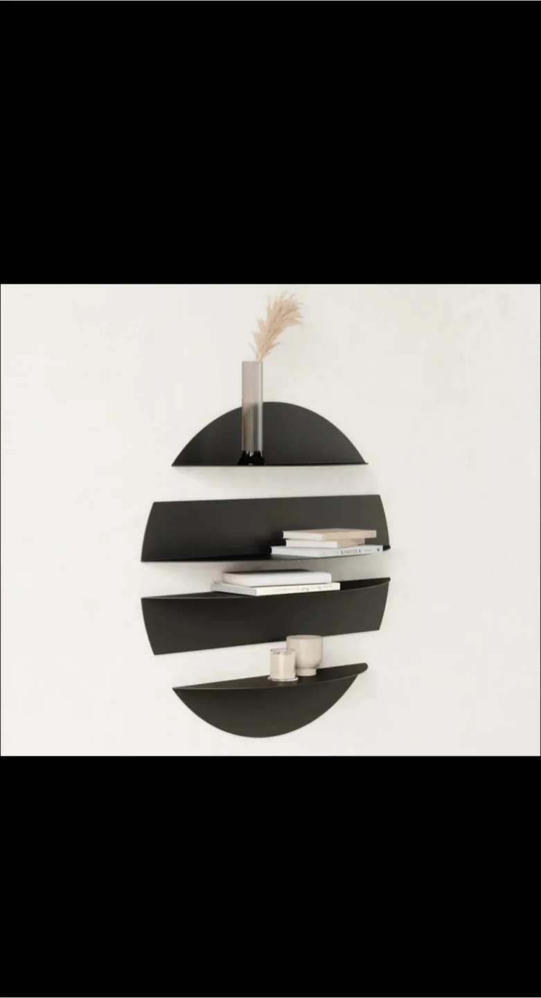 Umbra Moon Shelf - Black New image indicator(3)