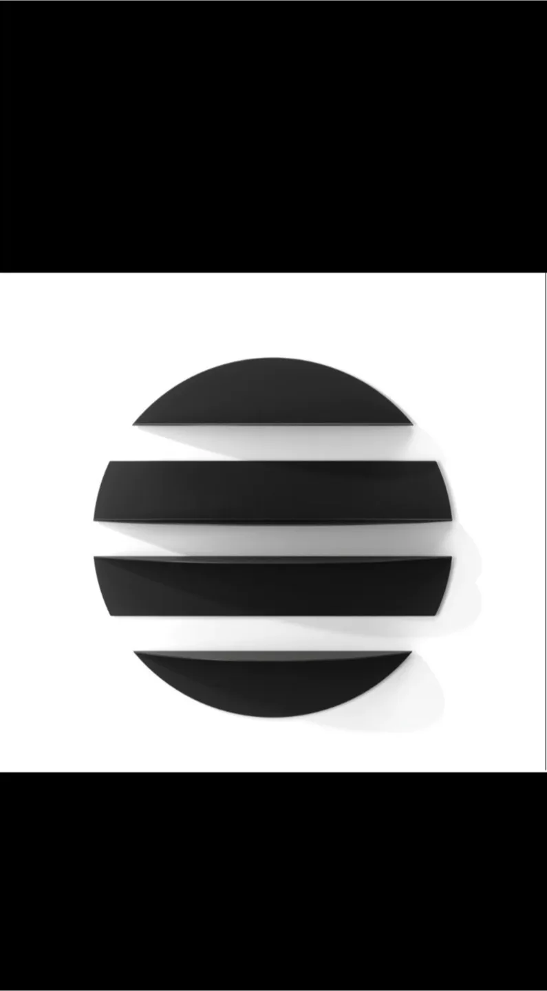 Umbra Moon Shelf - Black New image indicator(2)