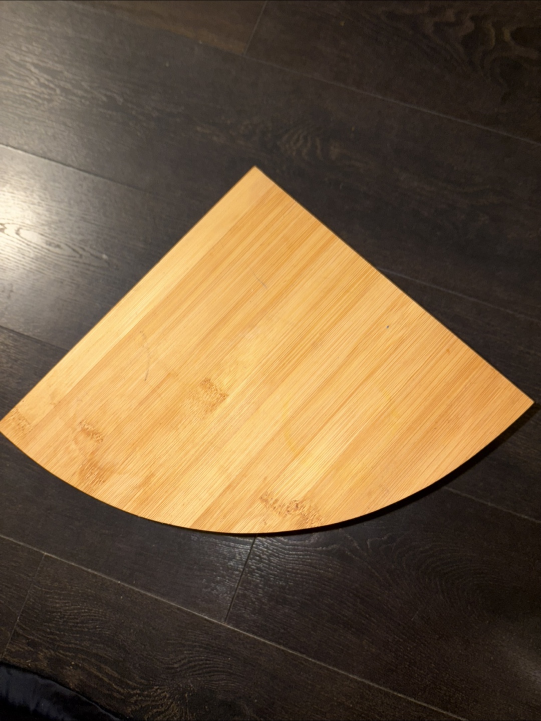 Corner Shelf - Wood & Metal