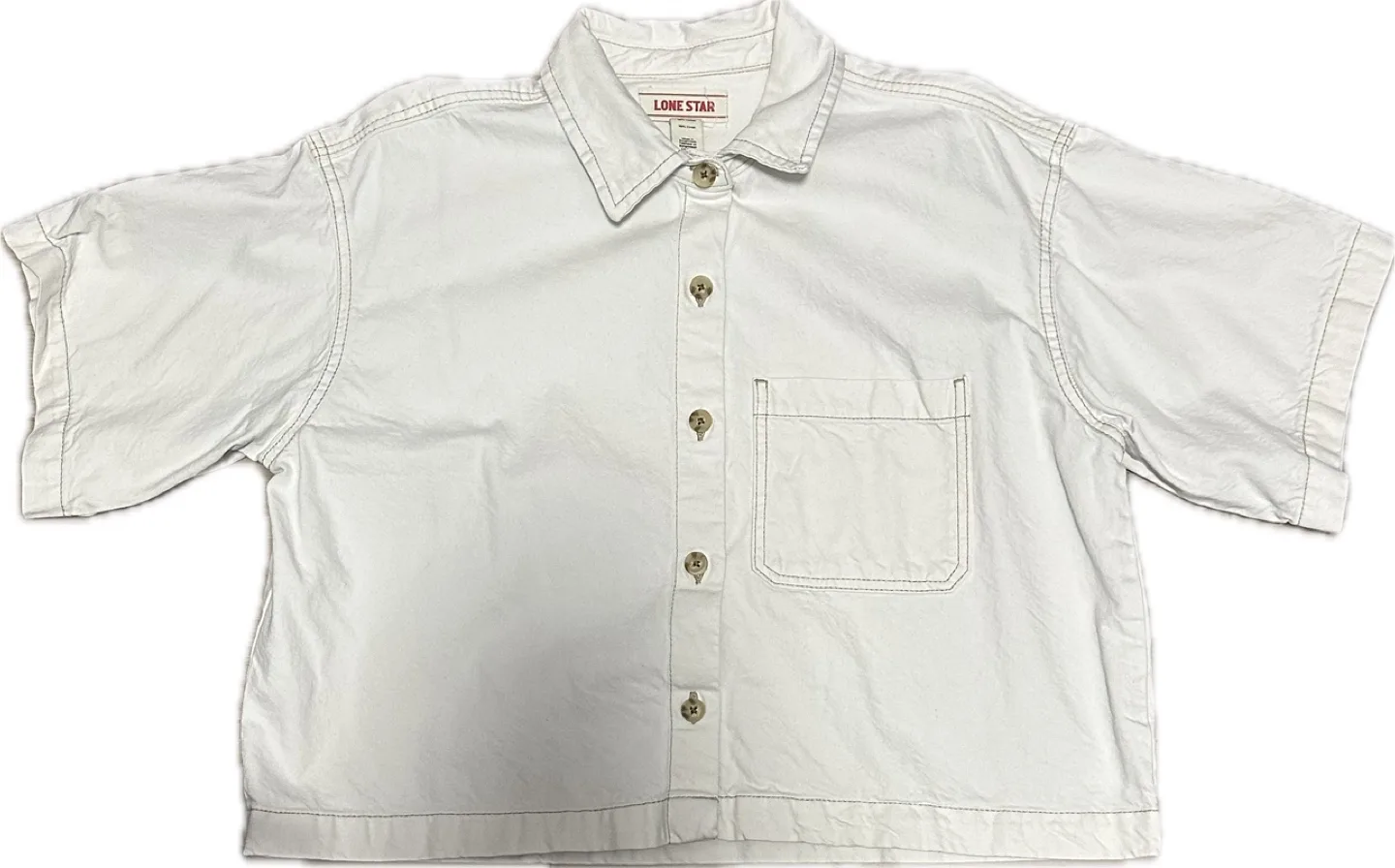 Lone Star Cropped Denim Jacket/Shirt thumbnail