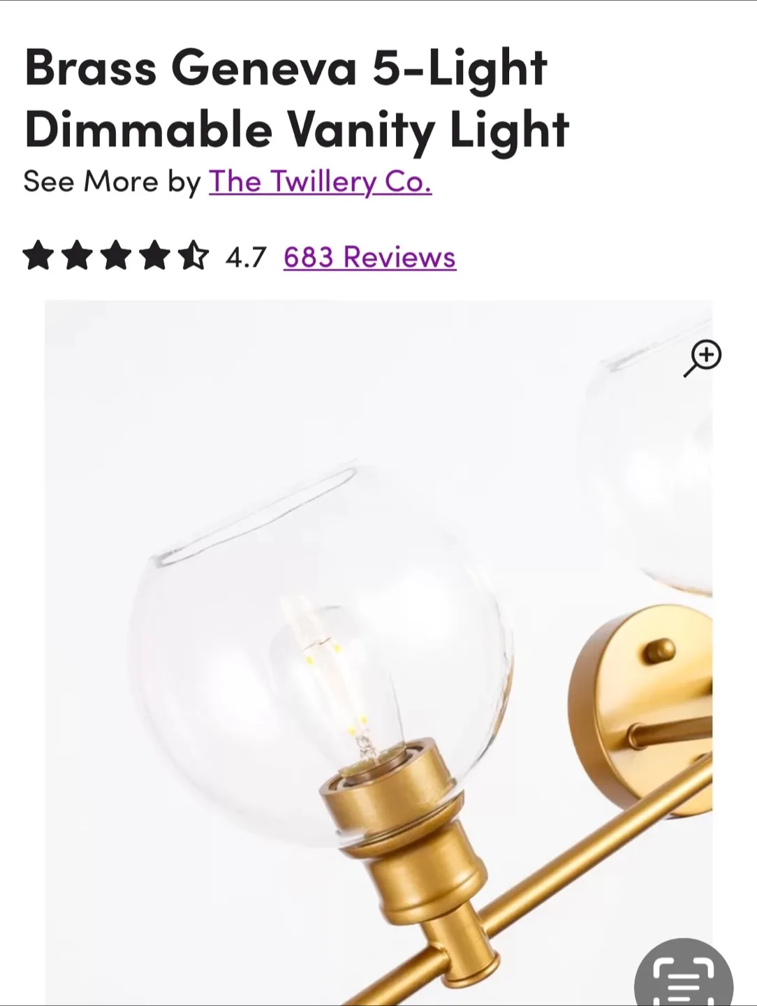 The Twillery Co. Geneva 5-Light Vanity Light image indicator(4)