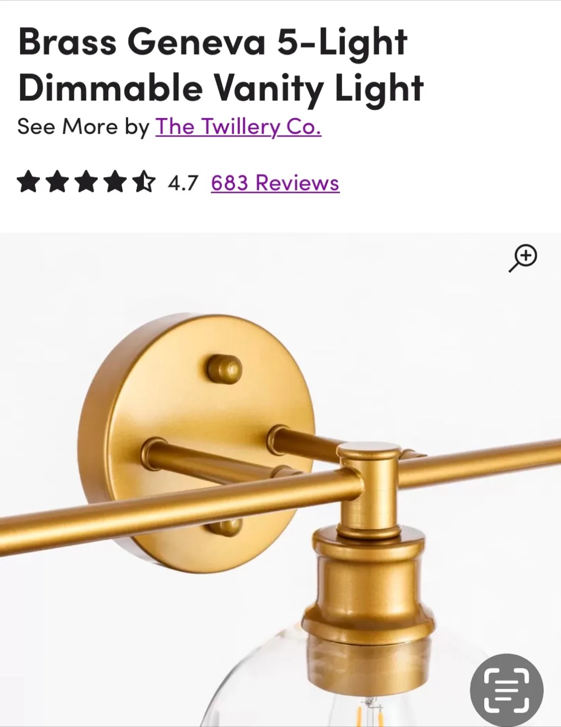 The Twillery Co. Geneva 5-Light Vanity Light image indicator(3)