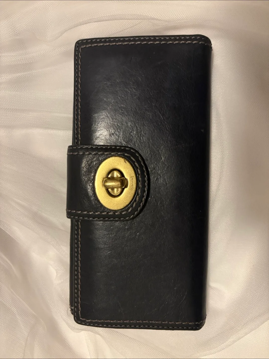 Coach Black Leather Wallet thumbnail