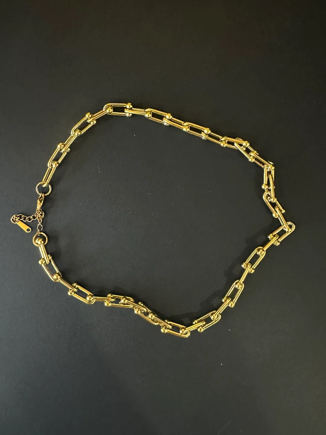 Gold-tone Link Chain Necklace thumbnail
