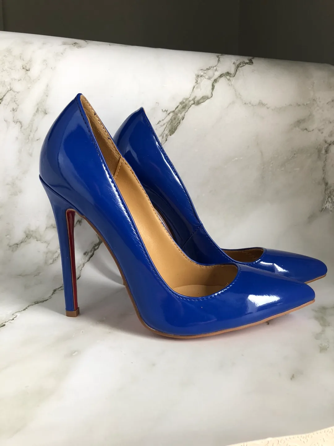 Christian Louboutin Knock Offs Patent Leather Heels thumbnail