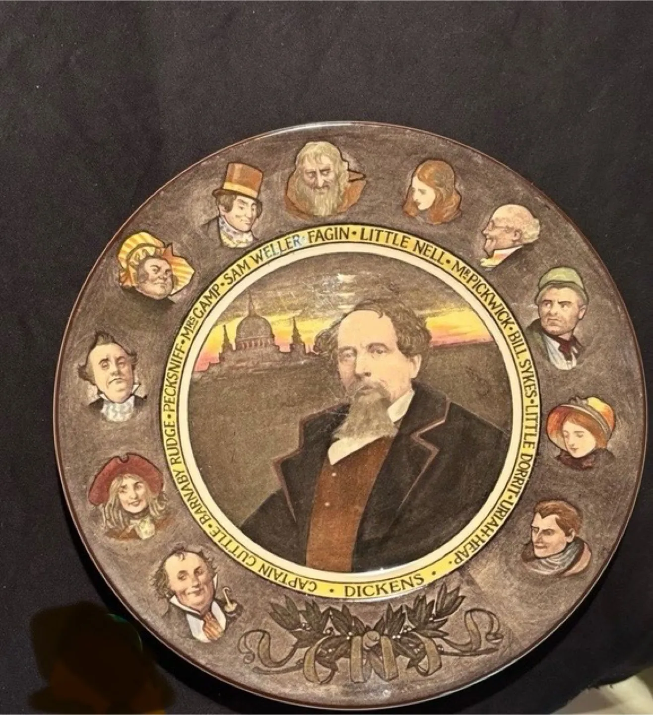 Charles Dickens Character Plate thumbnail