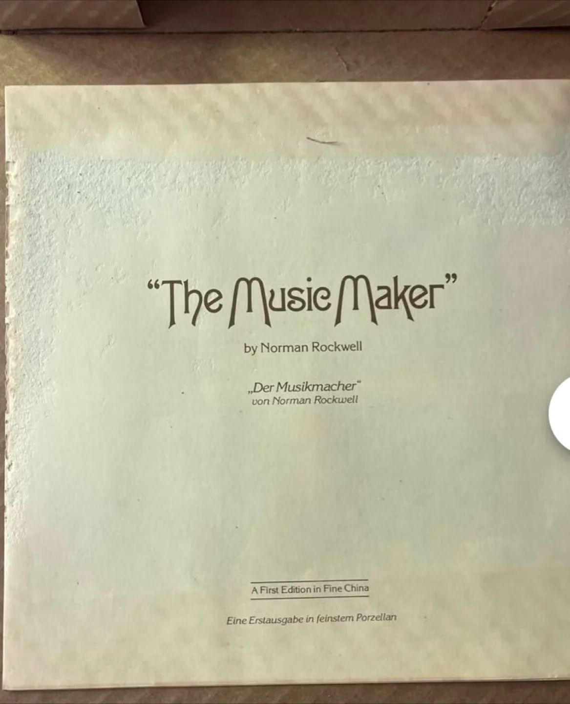 Norman Rockwell "The Music Maker" Plate image indicator(2)