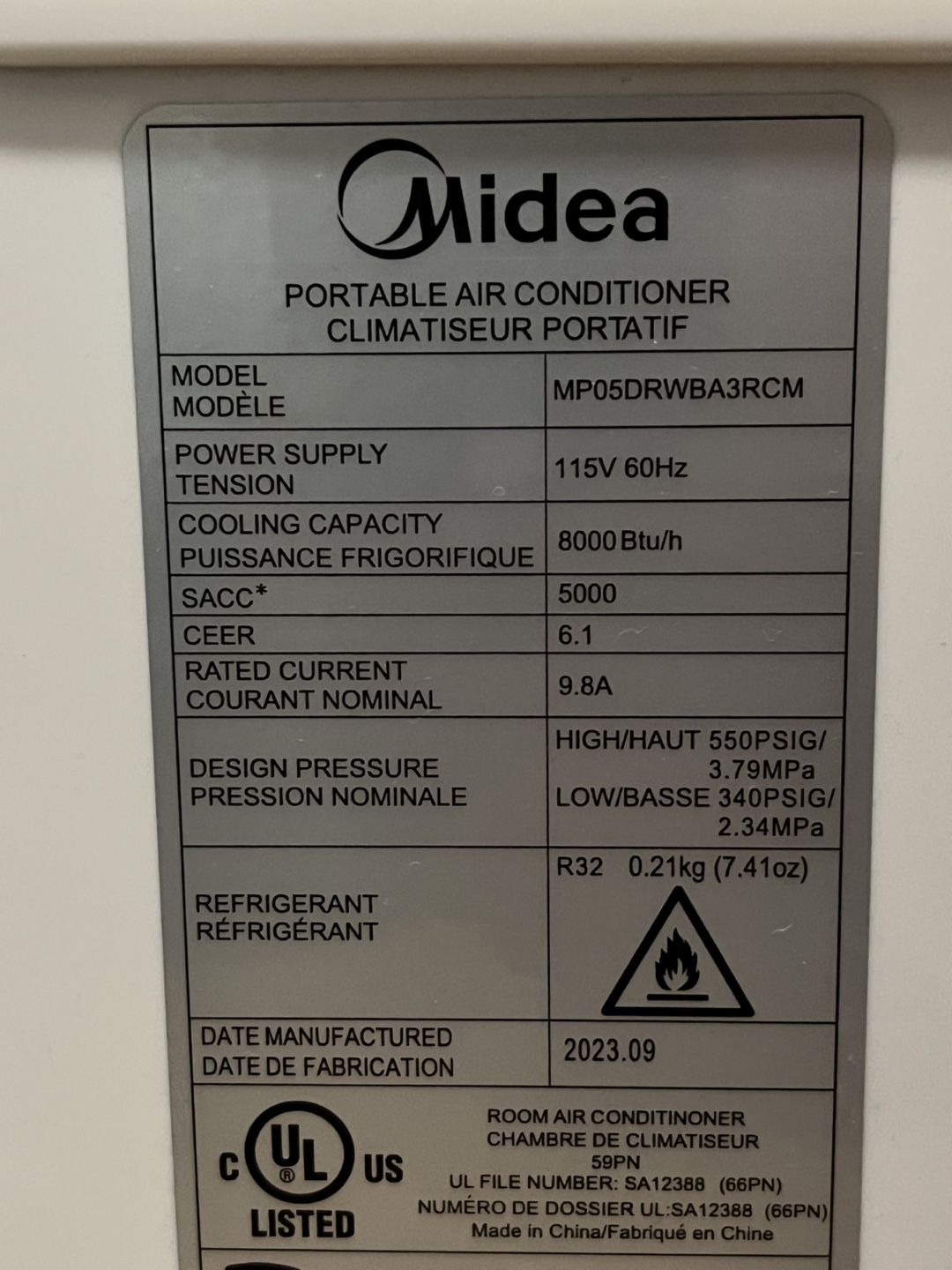 Midea Portable Air Conditioner - photo 4
