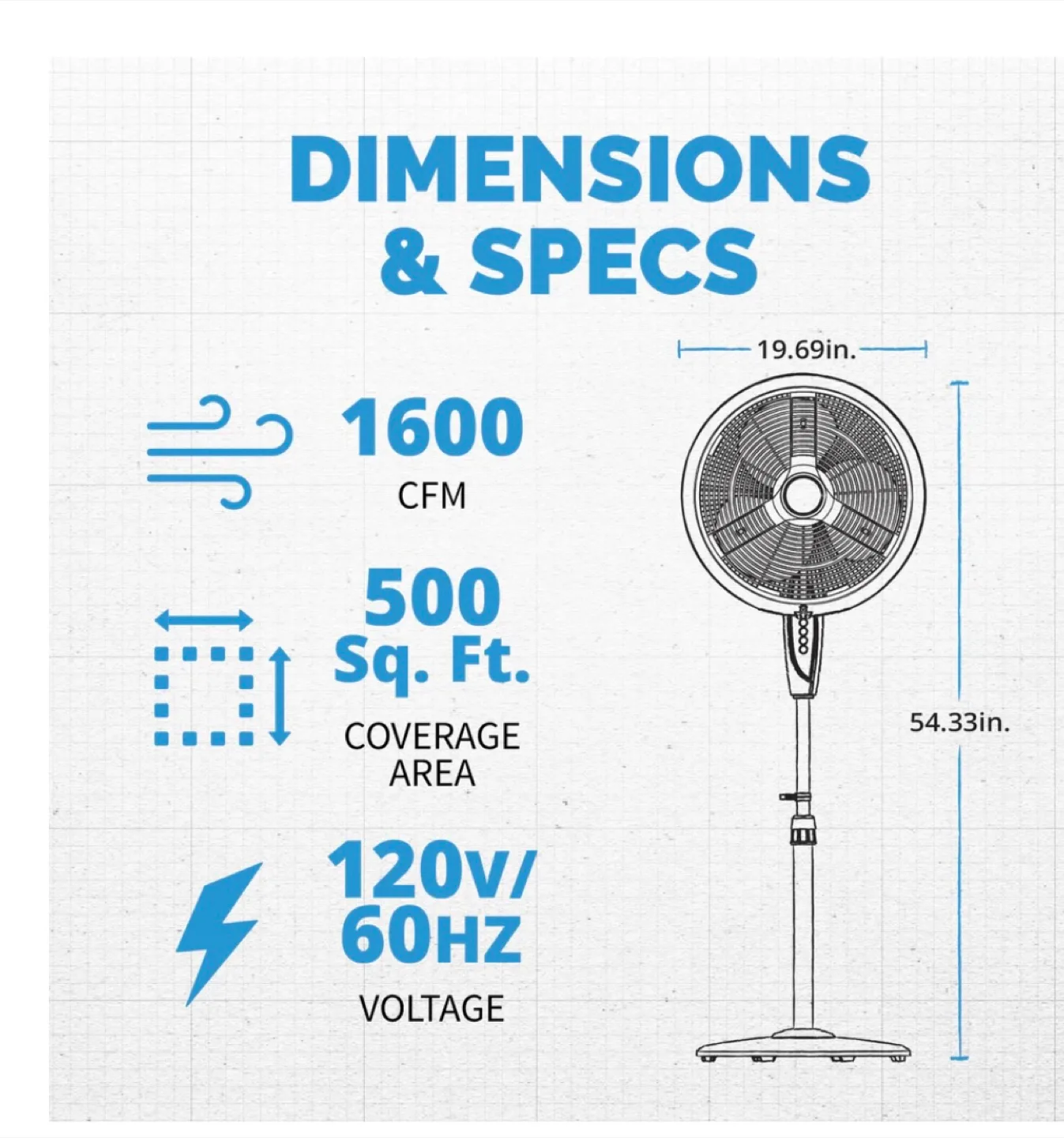 Newair Outdoor Misting Fan - Black image indicator(8)