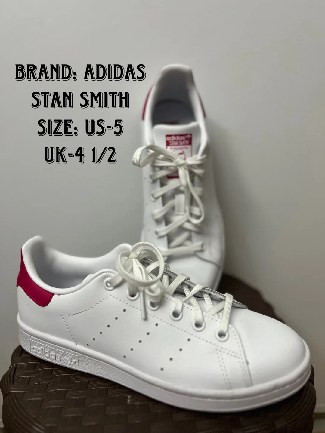 Adidas Stan Smith - Size US 5 thumbnail