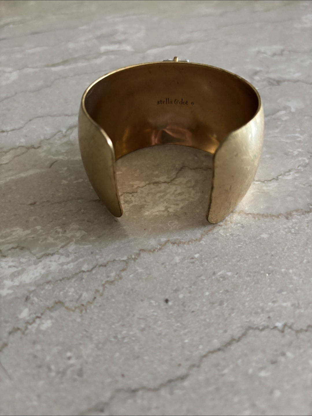 Stella & Dot Brass Cuff Bracelet W/Gemstones - photo 3