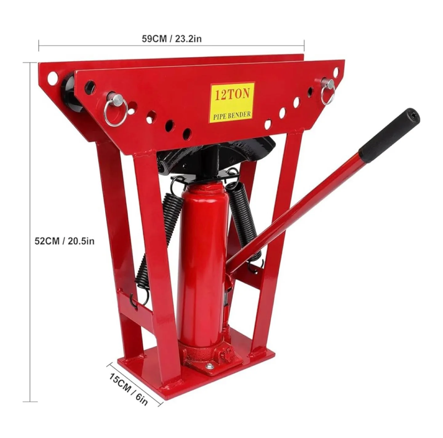 Hydraulic Pipe Bender, 12 Ton Manual Copper Exhaust Tube image indicator(2)