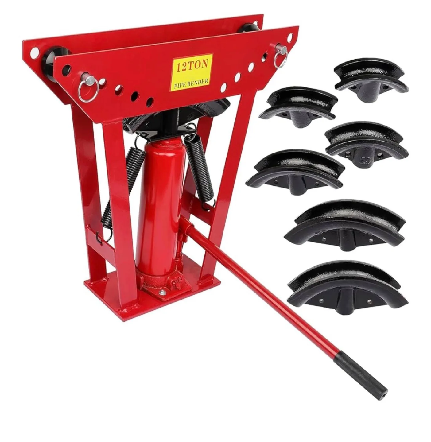 Hydraulic Pipe Bender, 12 Ton Manual Copper Exhaust Tube image indicator(8)