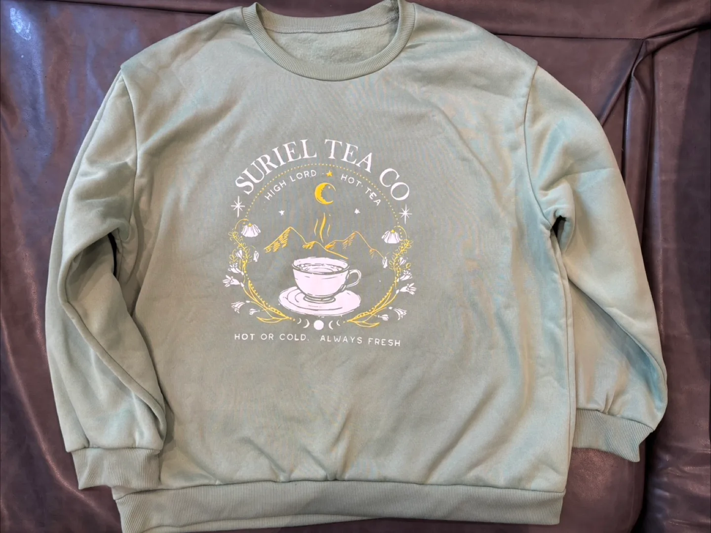 Suriel Tea Co. Crewneck Sweatshirt - ACOTAR thumbnail