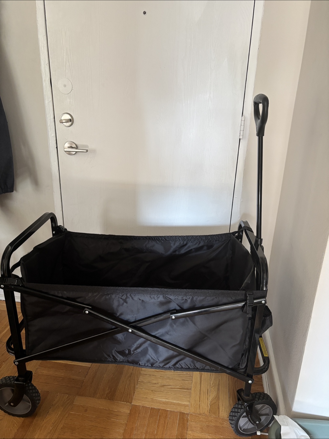 Black Folding Wagon Cart