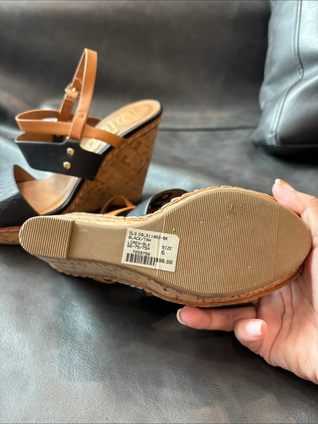 DLG Wedge Sandals - Size 6 image indicator(3)