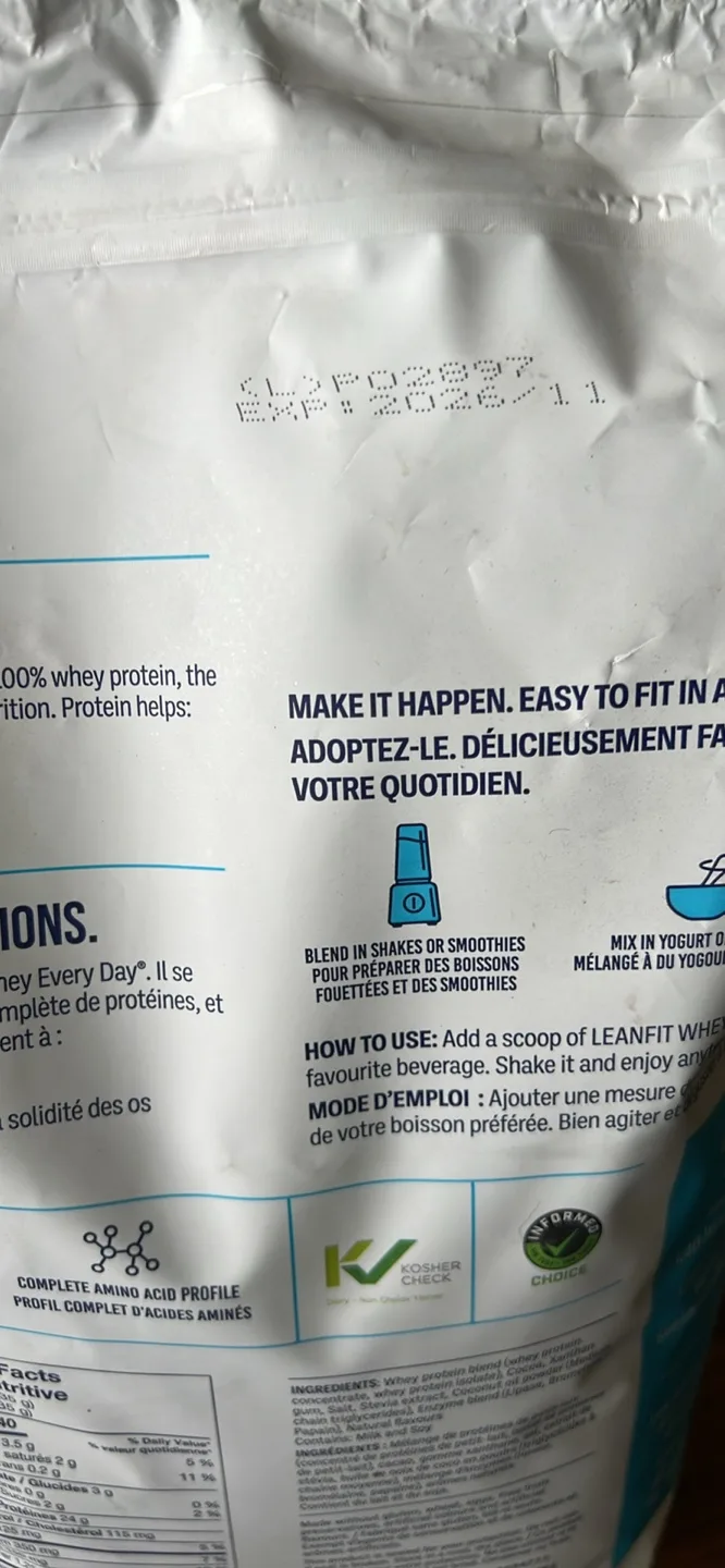 Leanfit Whey Protein - Chocolate, 2kg image indicator(2)