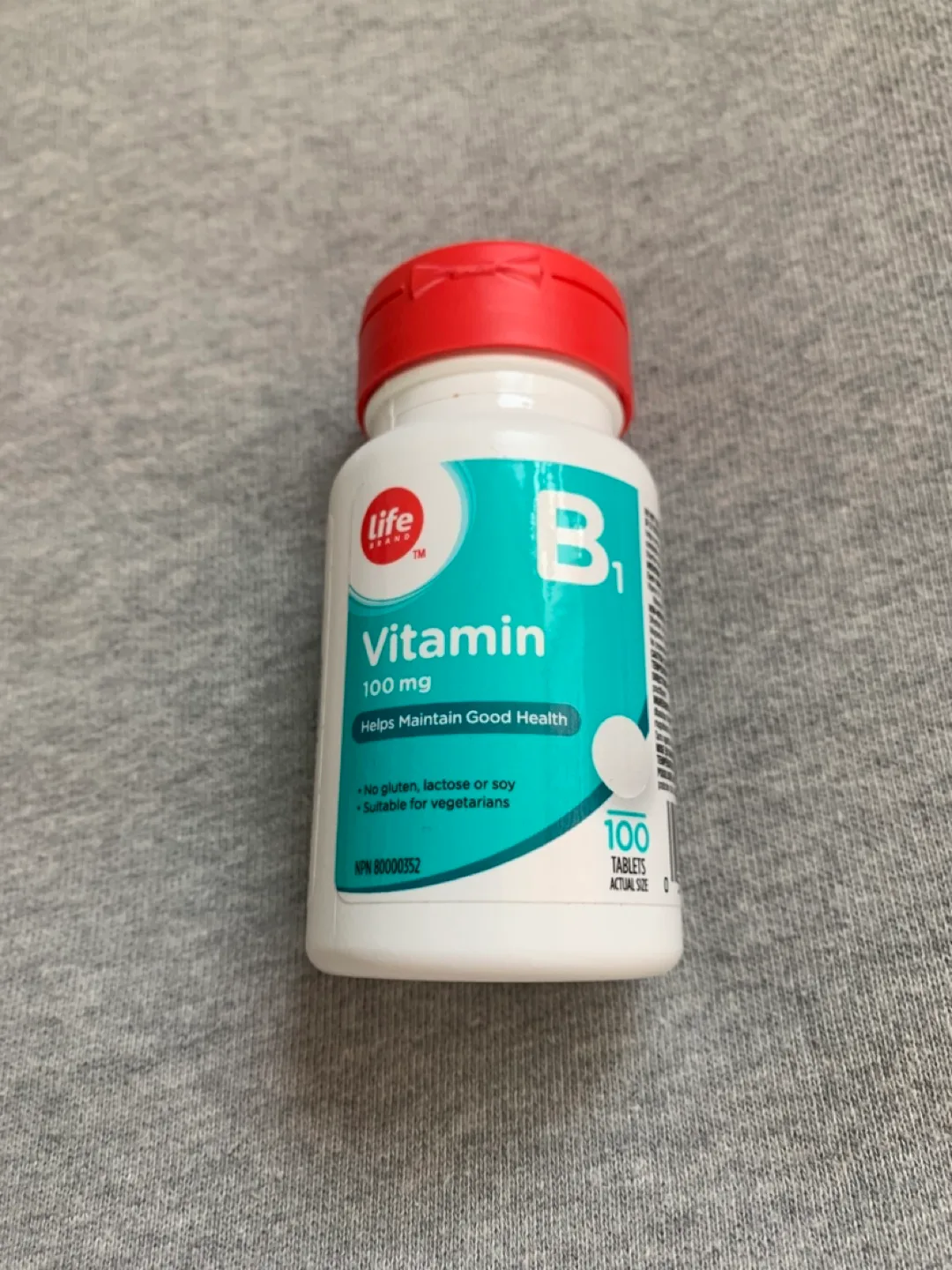 Brand New Sealed Bottle of Vitamin B1 100mg Tablets 🇨🇦 thumbnail