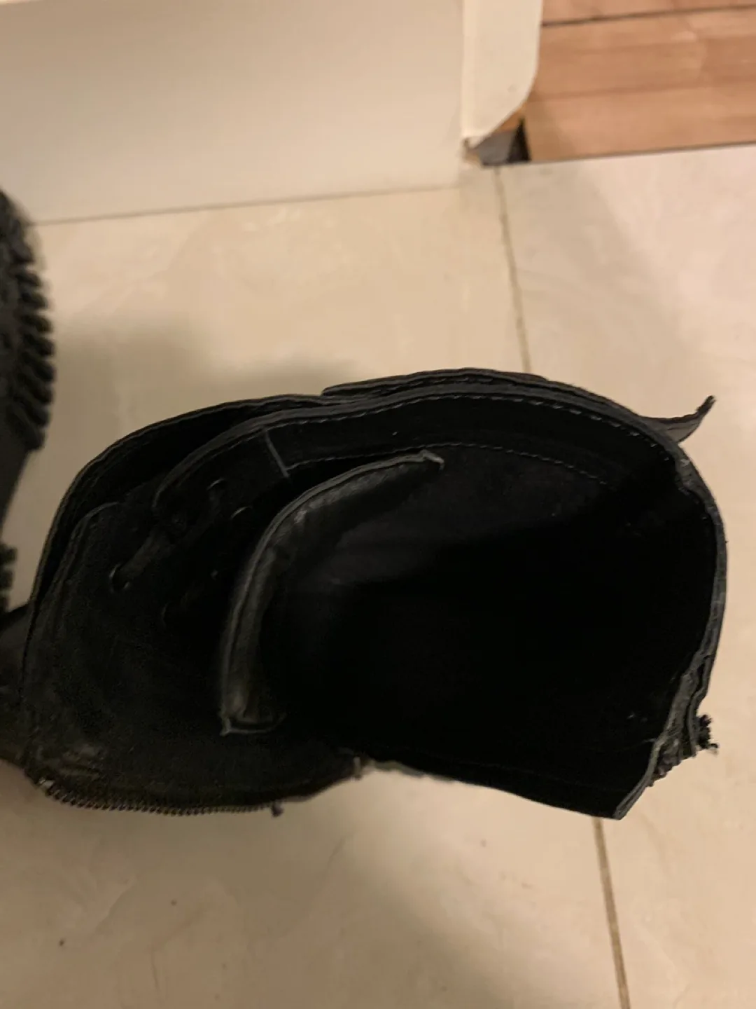 Black Leather Combat Boots new image indicator(9)