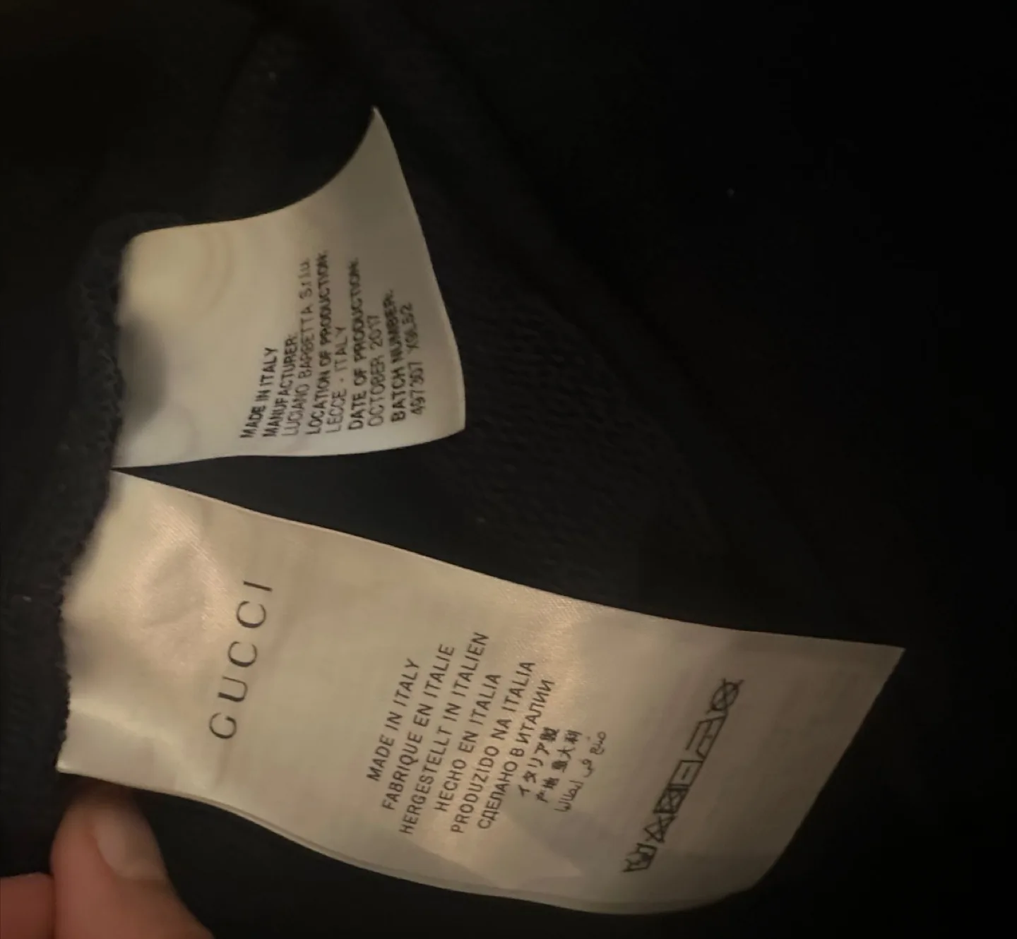 Women Gucci Navy Blue Track Jacket image indicator(4)