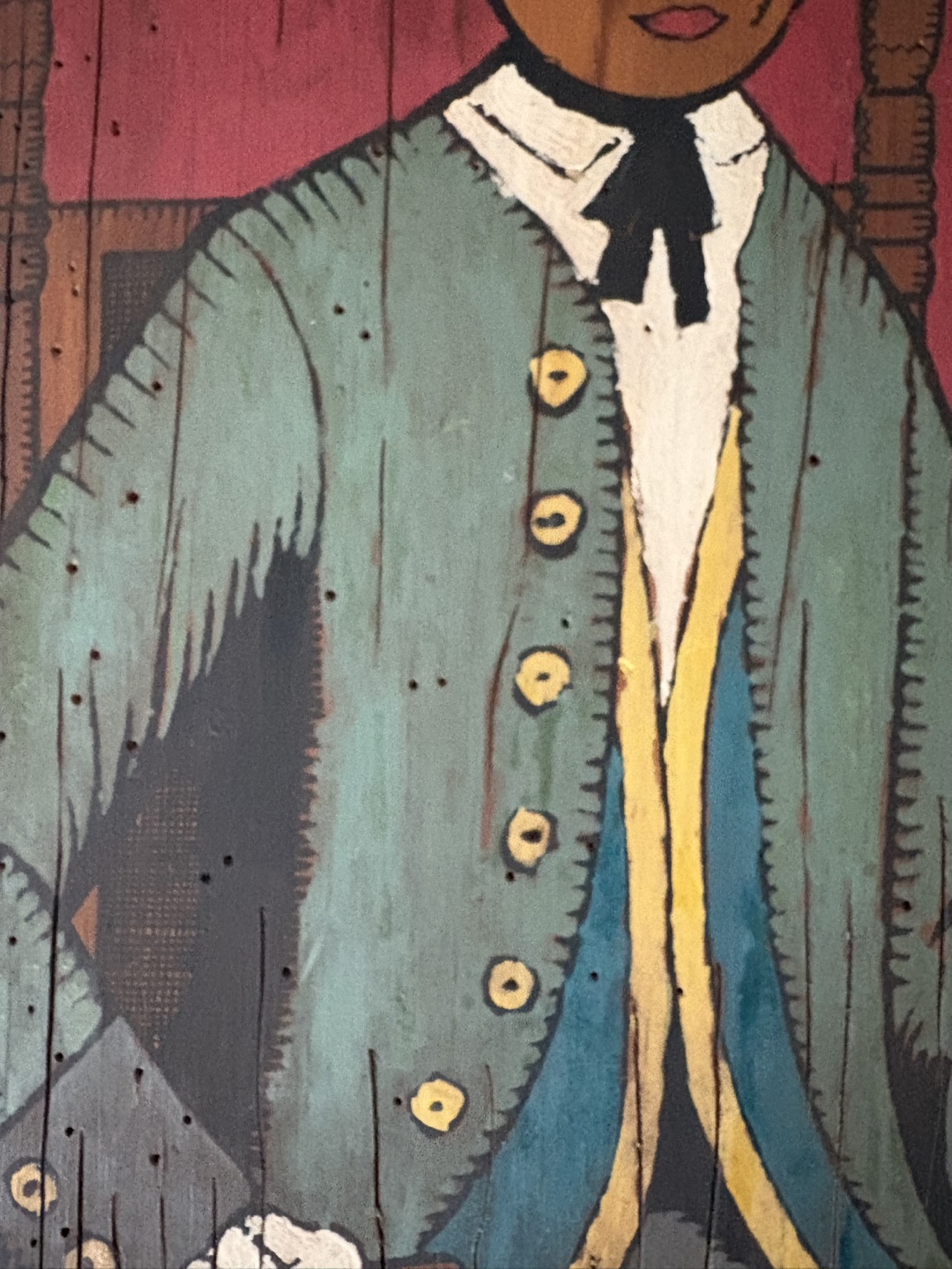 Vintage 1965 Folk Art Paintings on Wood - photo 5