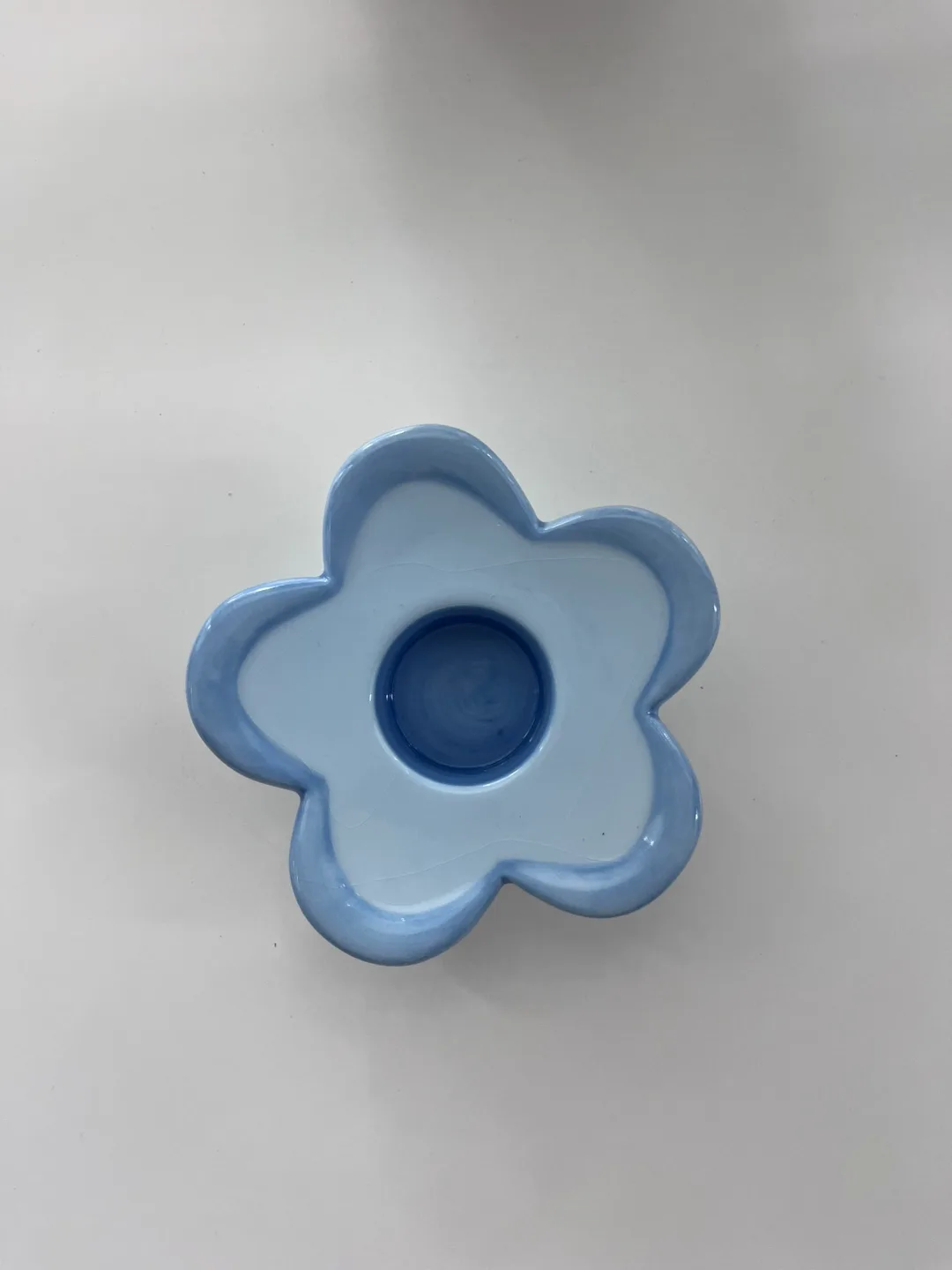 Blue Flower Candle Holder thumbnail